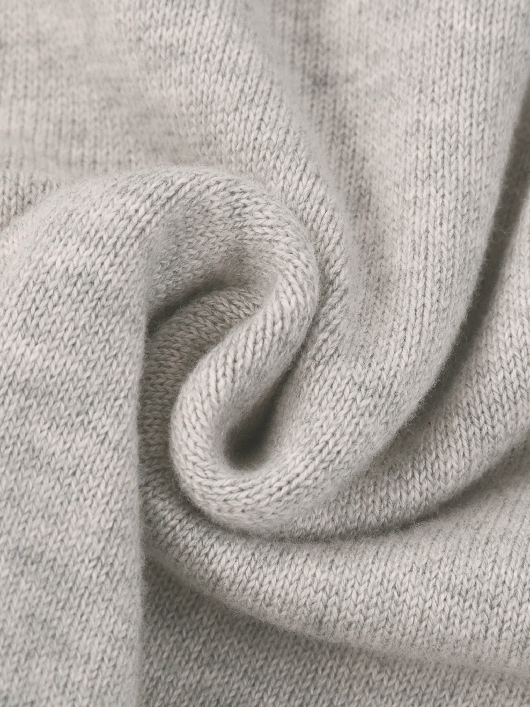 BLANKZ Collared Pullover Knit Sweater — knit texture close-up