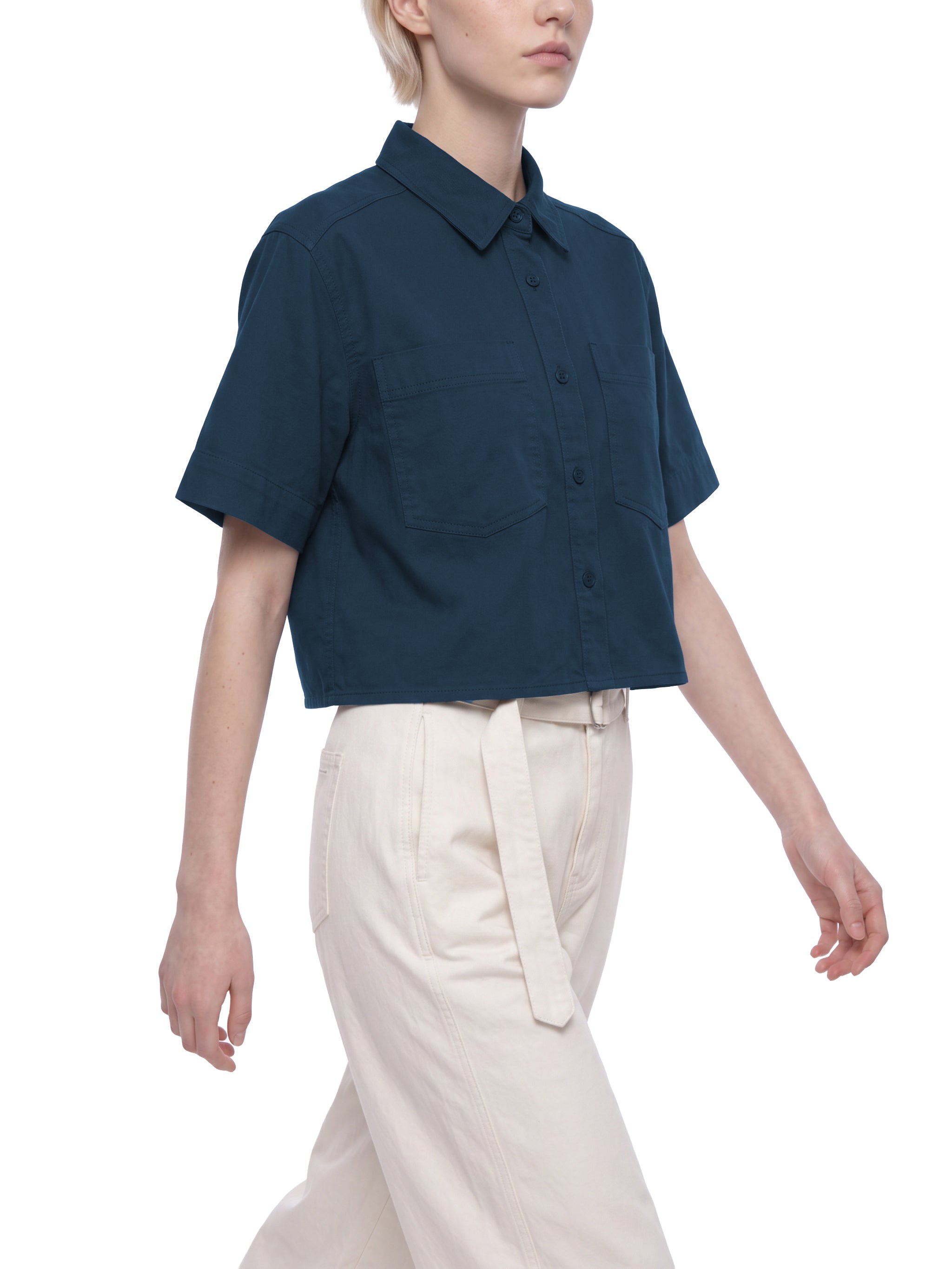 Crop Short Sleeve Shirt