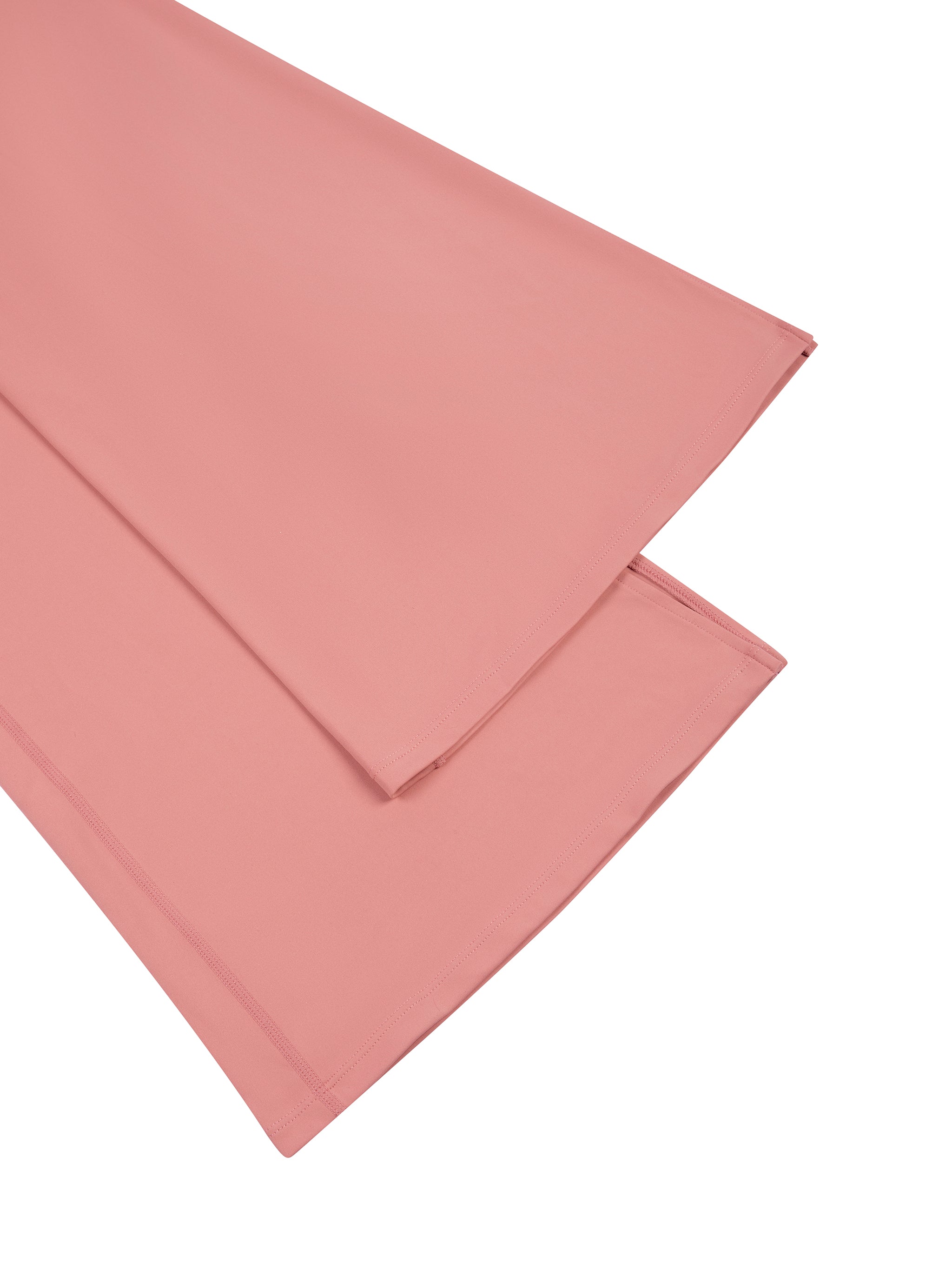 BLANKZ Halter Flared Jumpsuit — Pink — flared leg hems