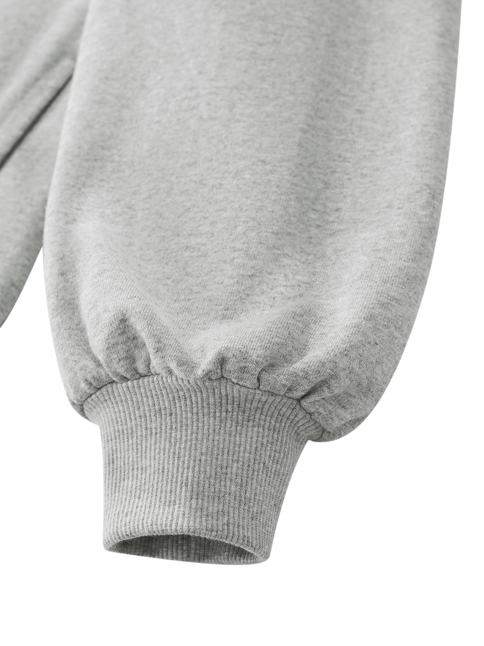 Mock-Neck Quarter-Zip Sweatshirt