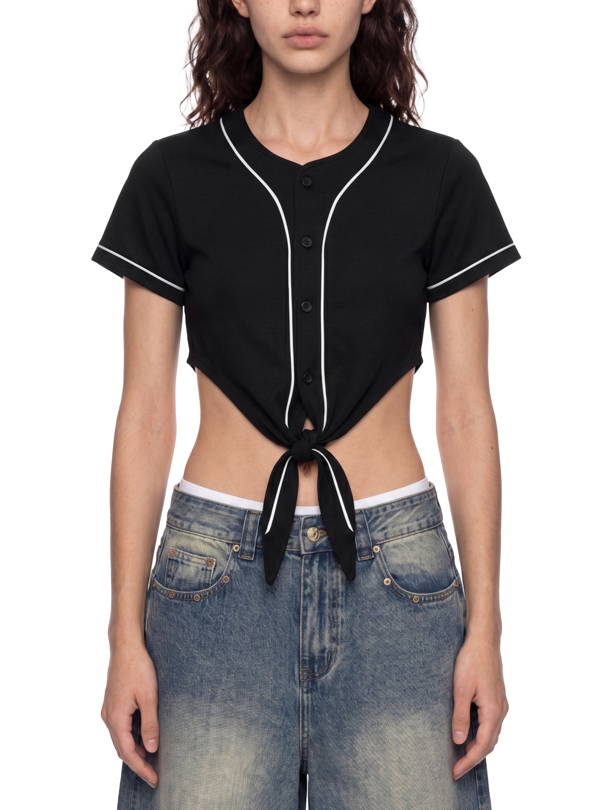 Piping Baseball Jersey