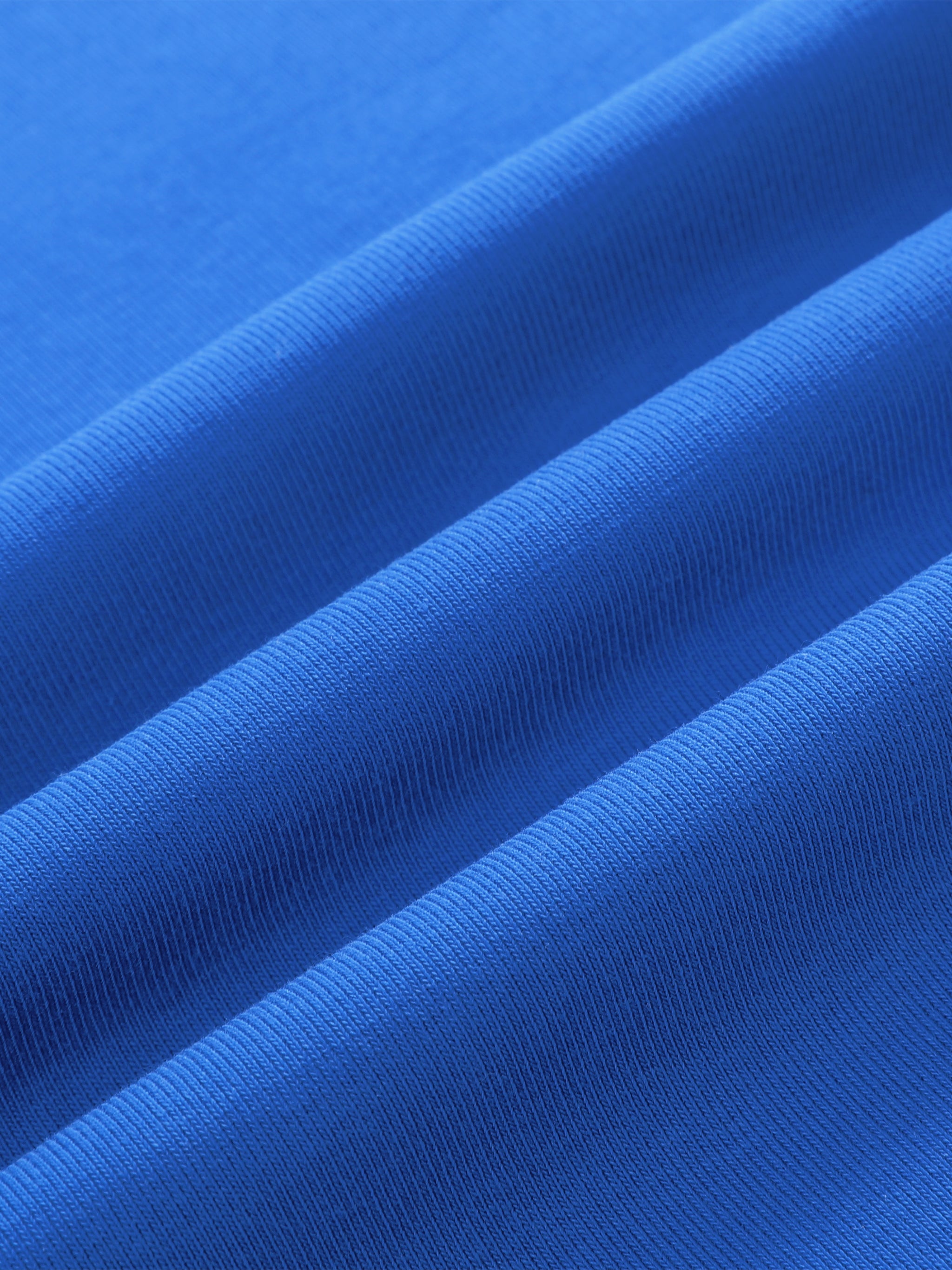 BLANKZ Ruched Tank Top — Klein Blue — knit surface