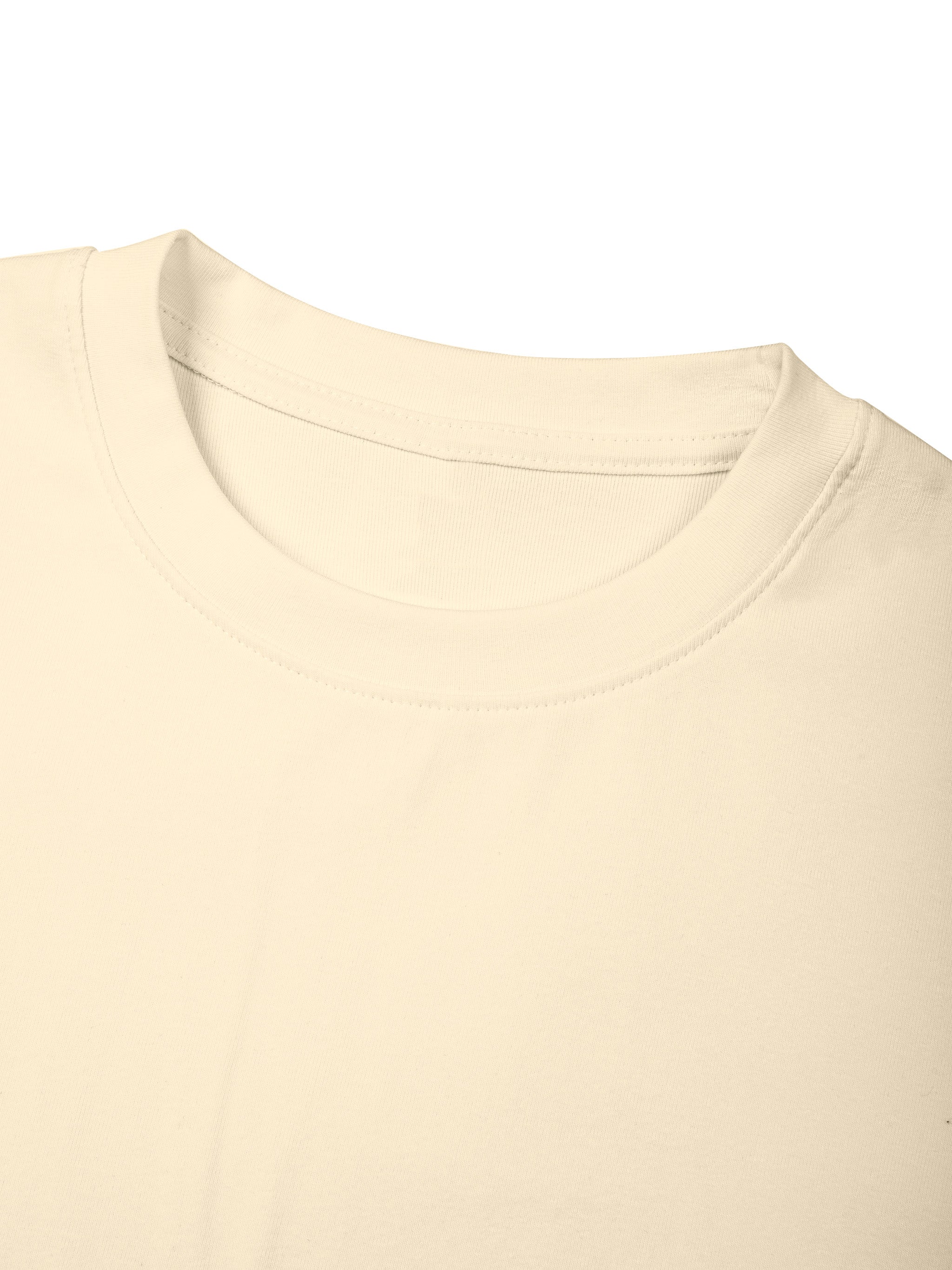 BLANKZ Slim Fit Crewneck Tee — Ribbed crewneck detail