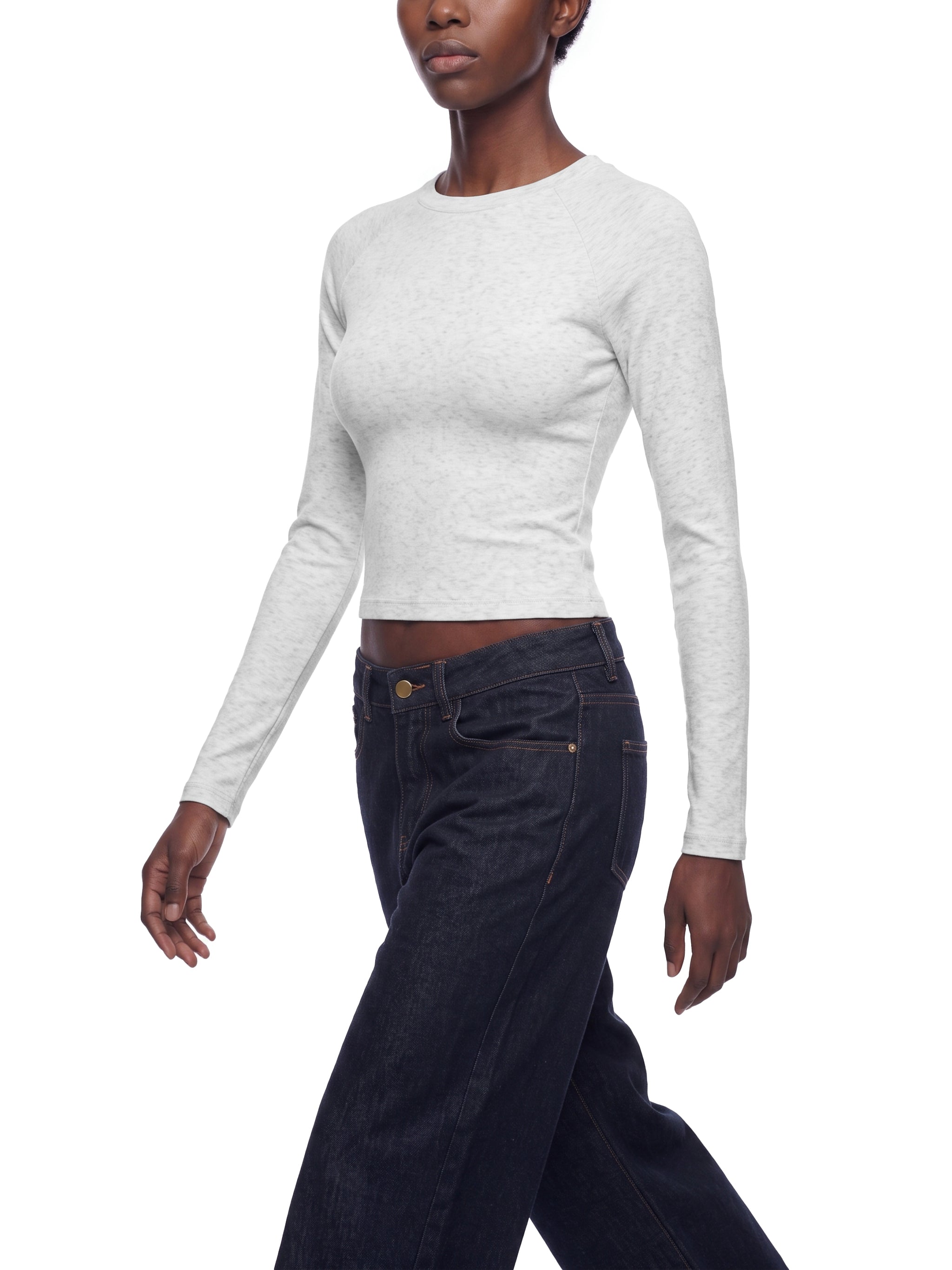 Slim Raglan Long Sleeve Tee