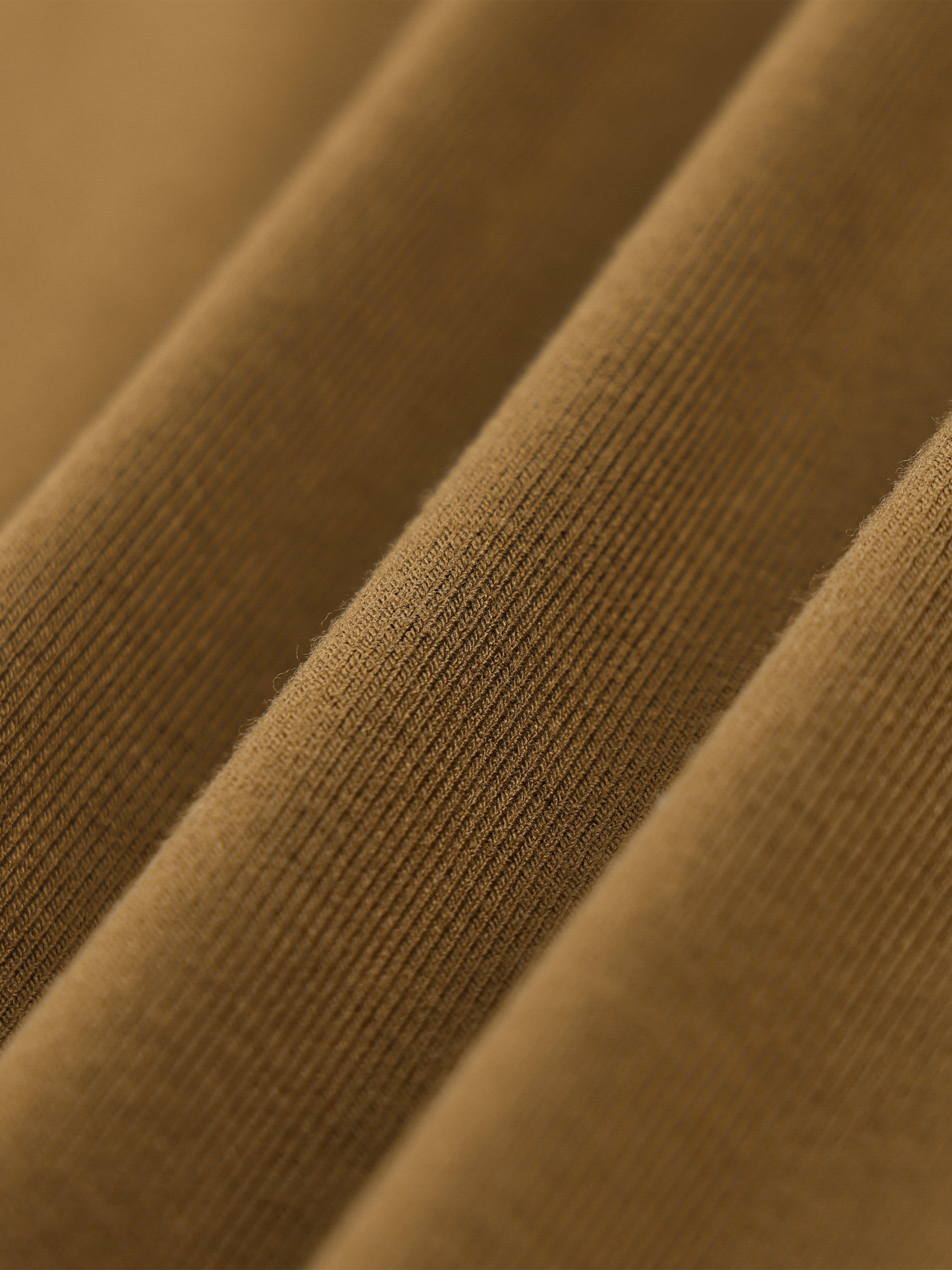 BLANKZ Solid Color Knit Maxi Skirt — Brown — knit surface detail