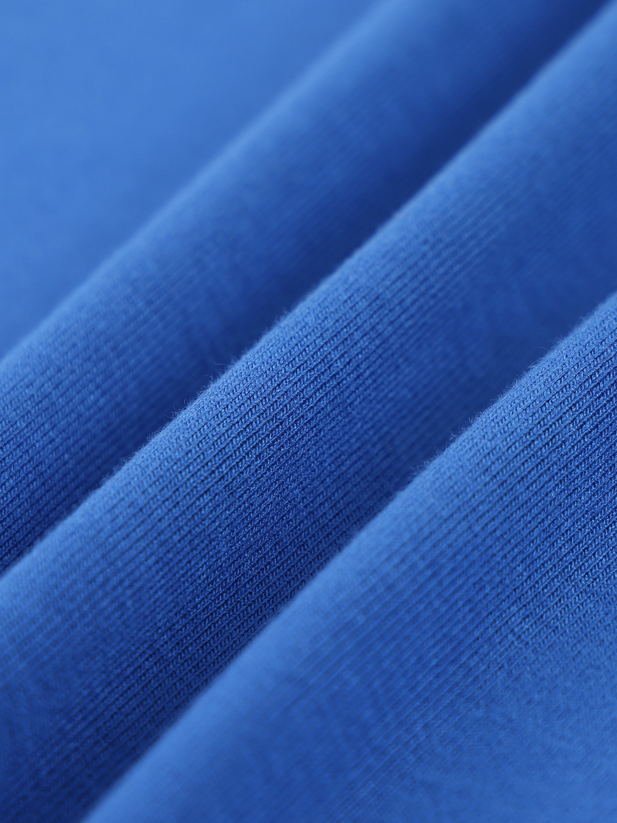BLANKZ Solid Tight Sleeveless Dress — Colorful Blue, fabric close-up