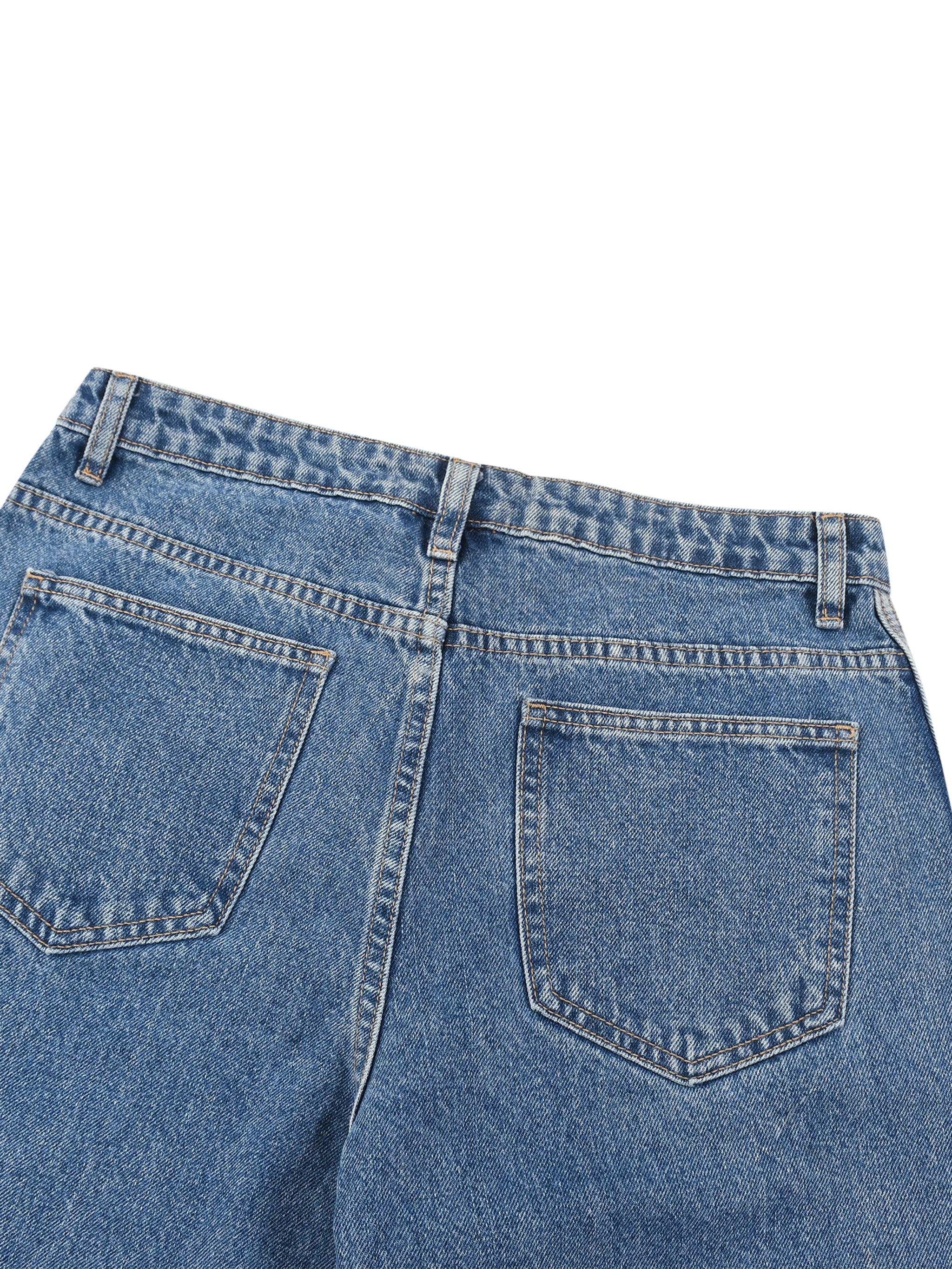 Wide Leg Denim Jeans