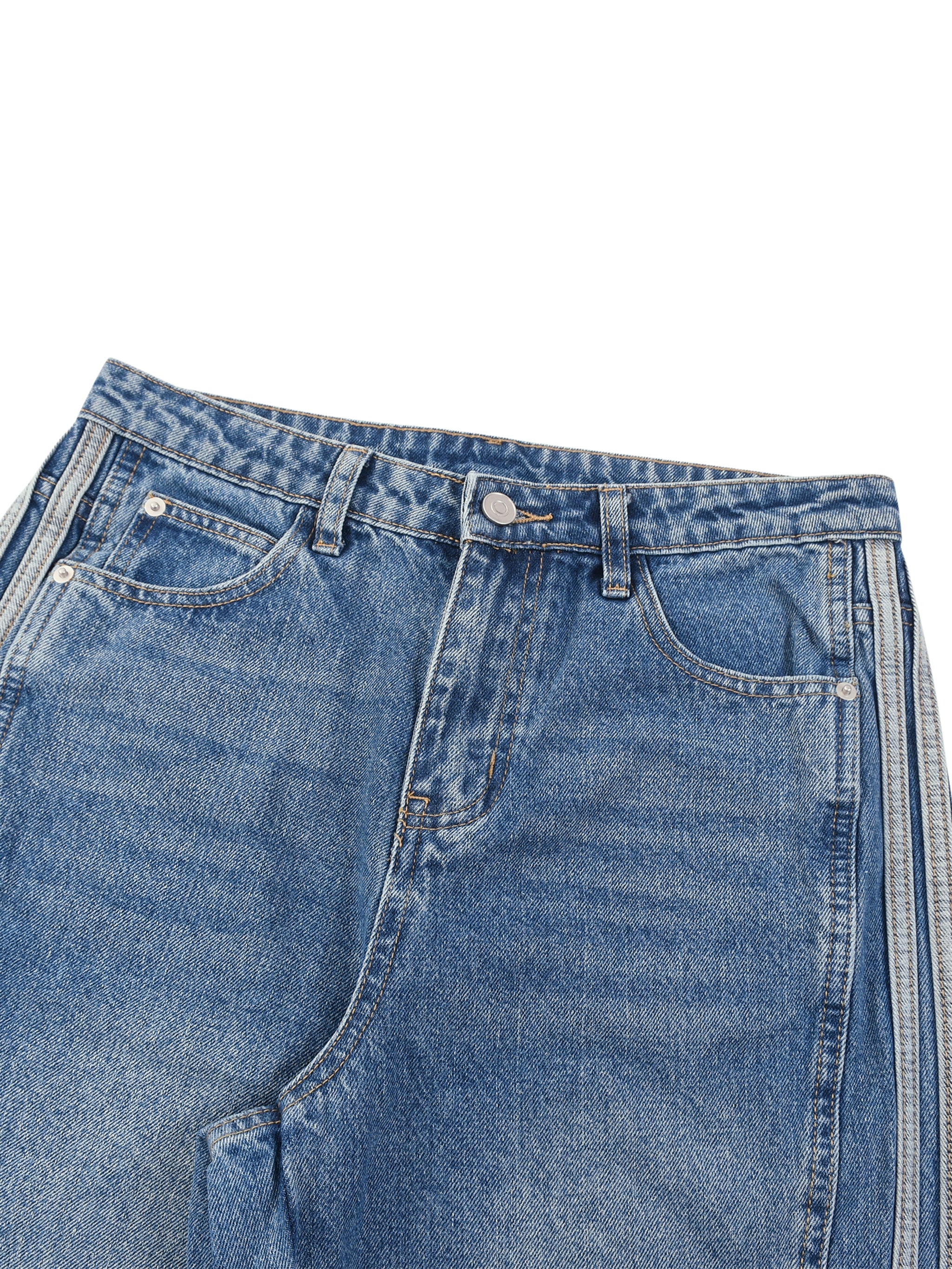 Wide Leg Denim Jeans