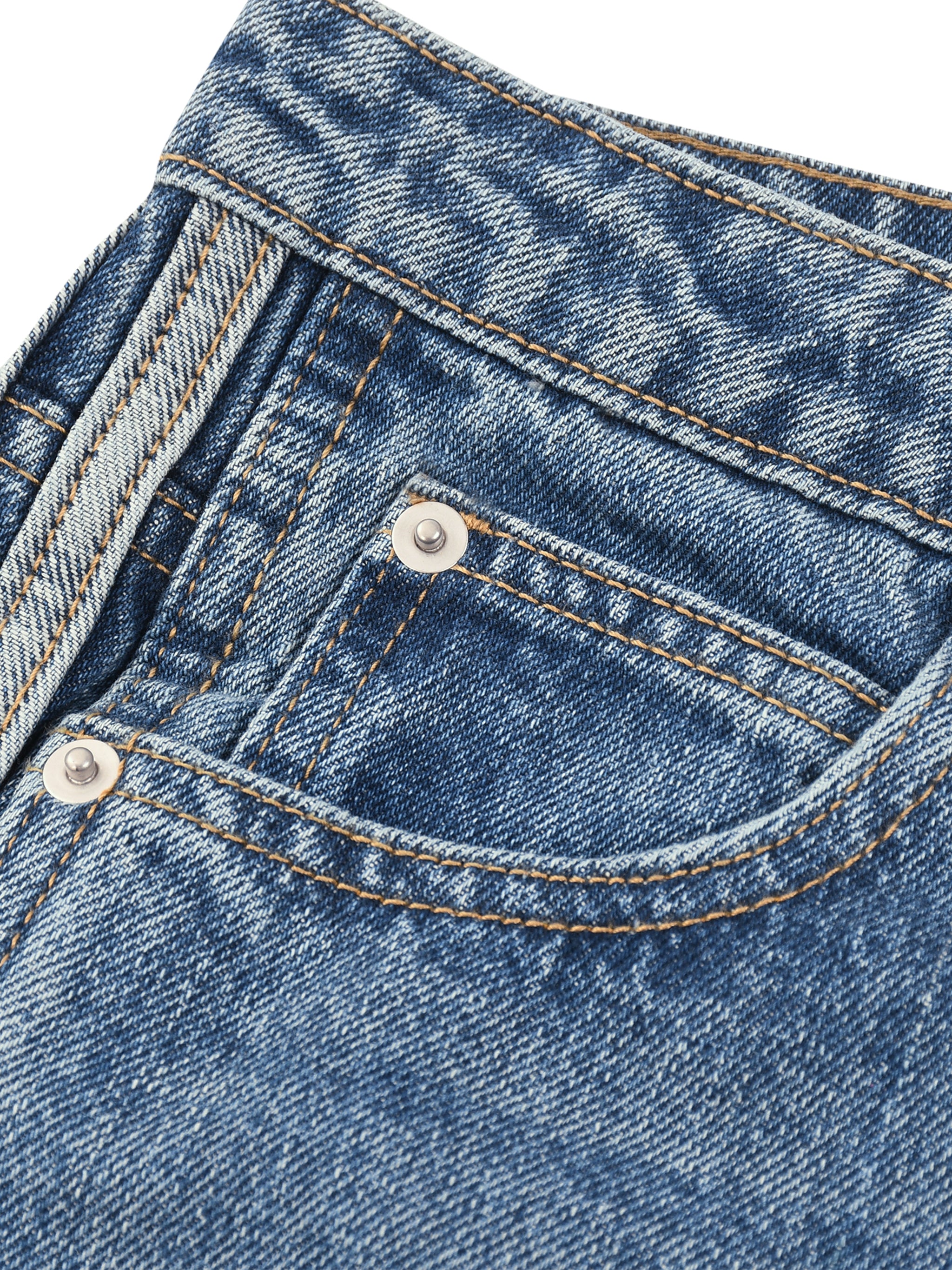 Wide Leg Denim Jeans