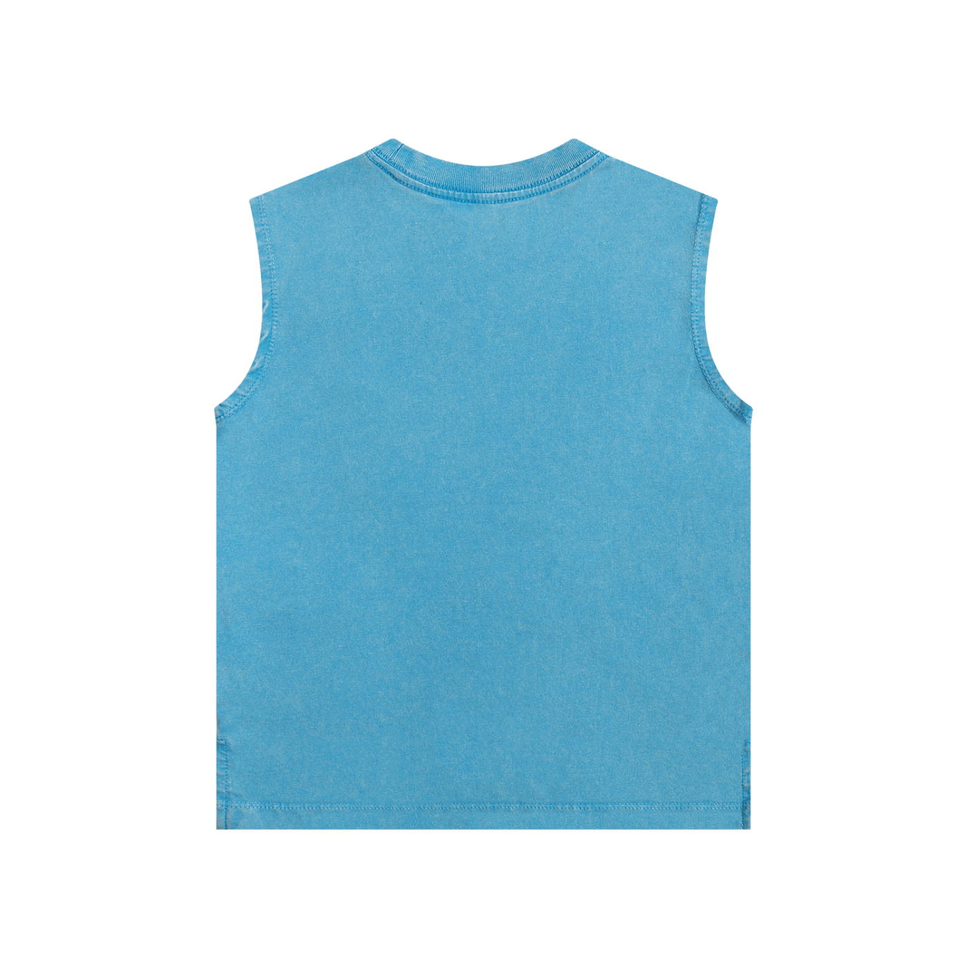BLANKZ Kids' Snow Washed Tank Top — Sky Blue — back view