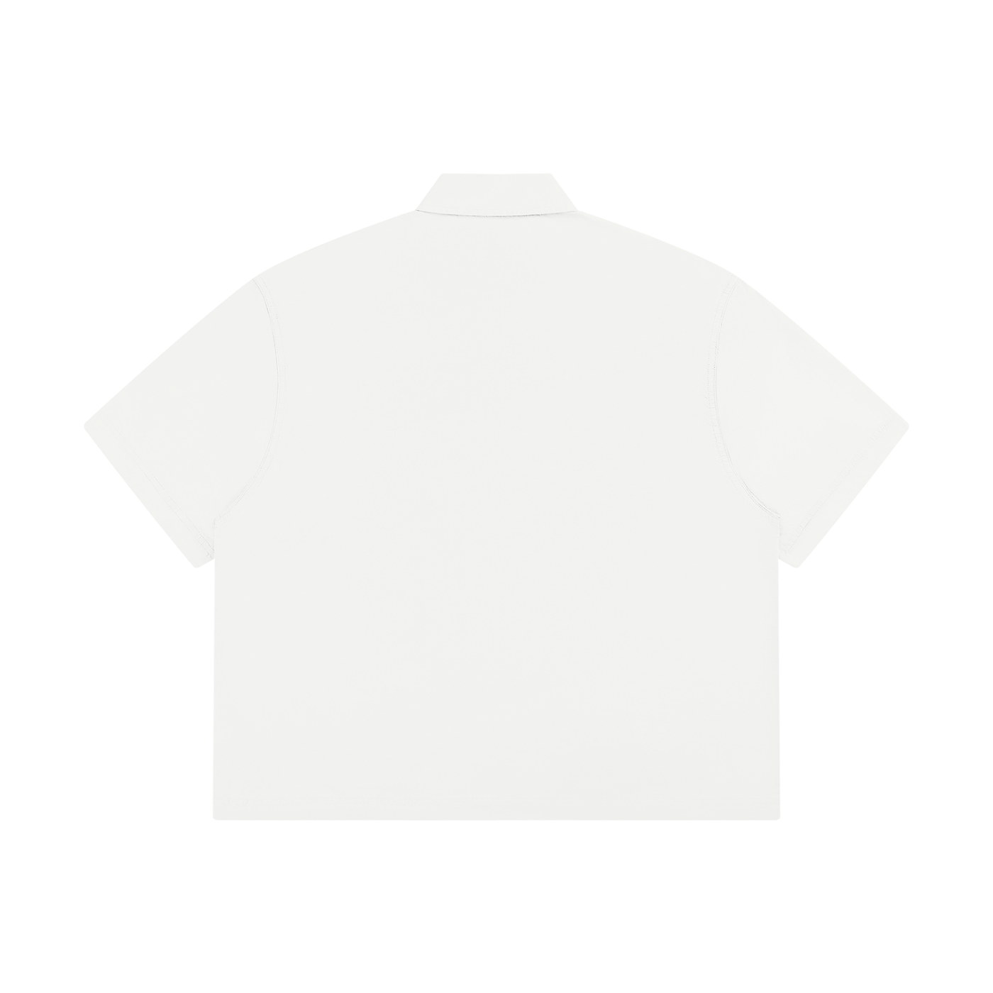 BLANKZ Light Short-Sleeve Shirt — White — back view