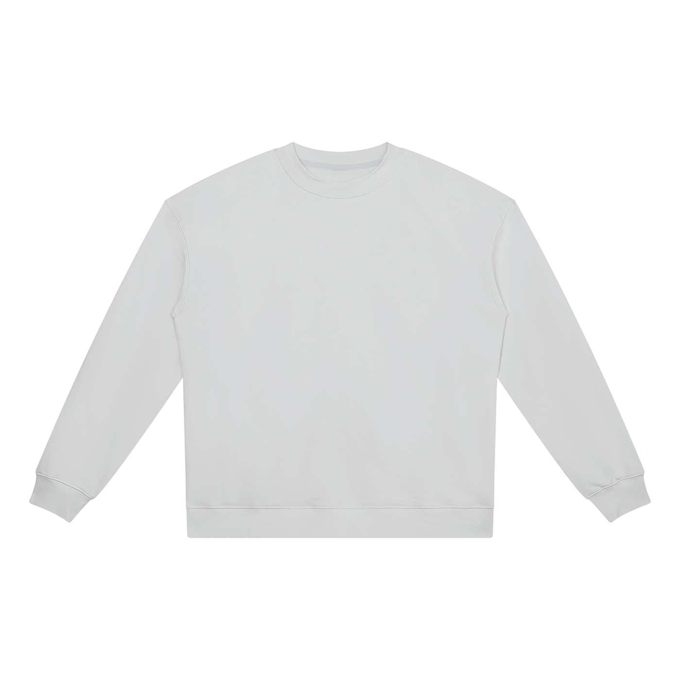 BLANKZ Heavyweight Crew 420 — Light Gray, front view