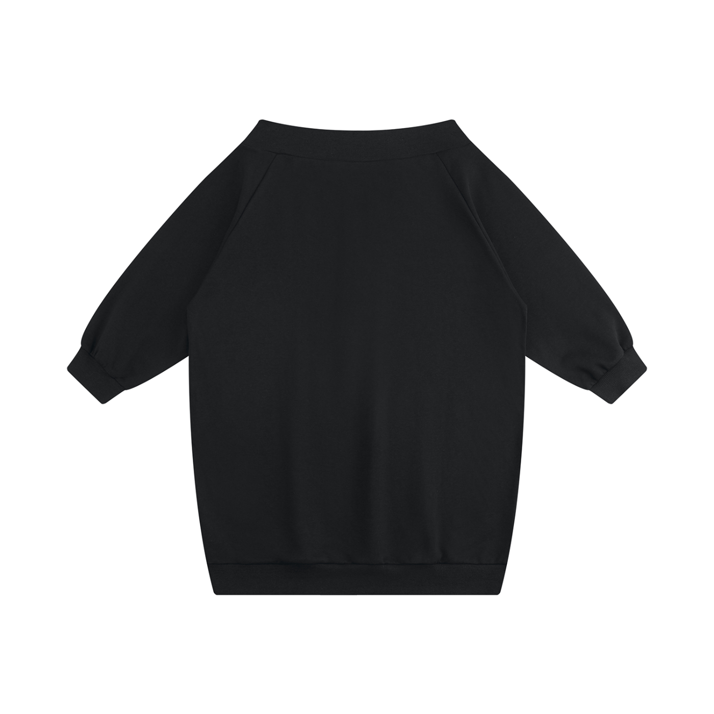 BLANKZ Off-the-Shoulder Dress — Black — back view
