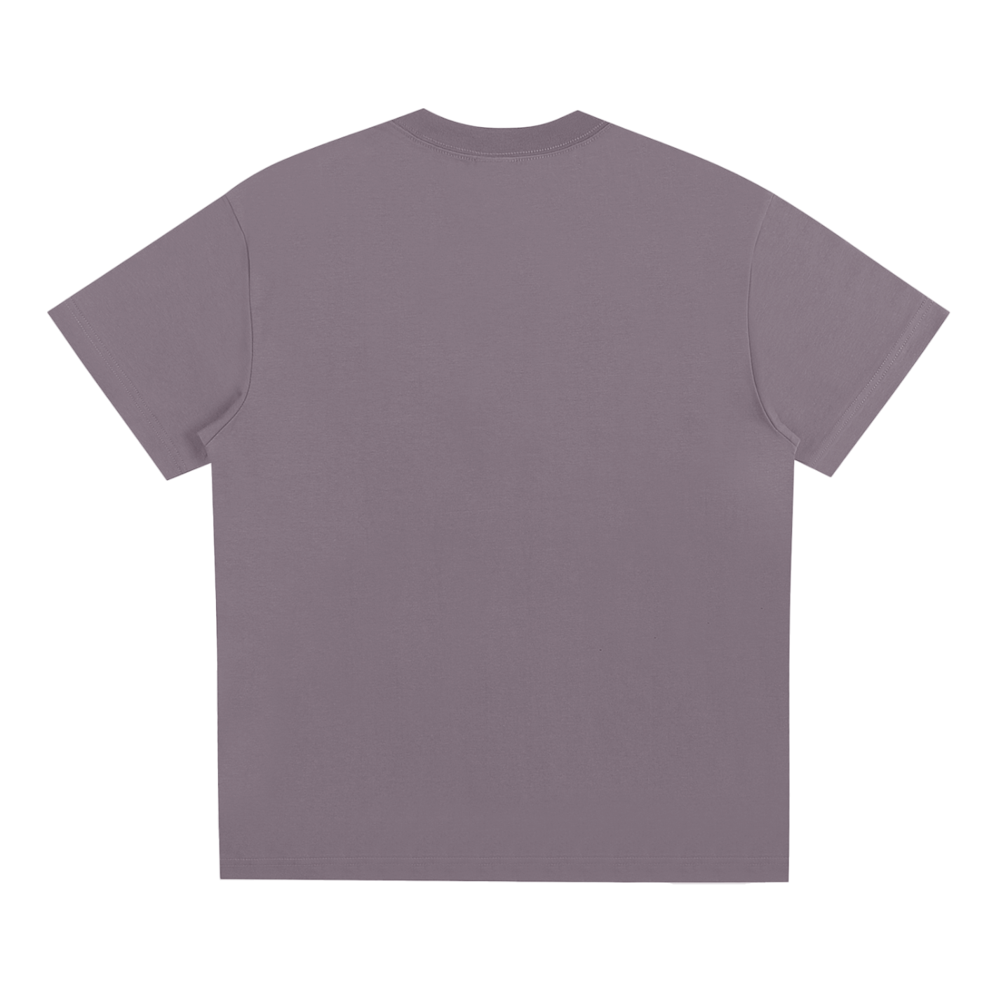 BLANKZ Sorona Quick-Dry Cooling Tee — Plum Purple, back view