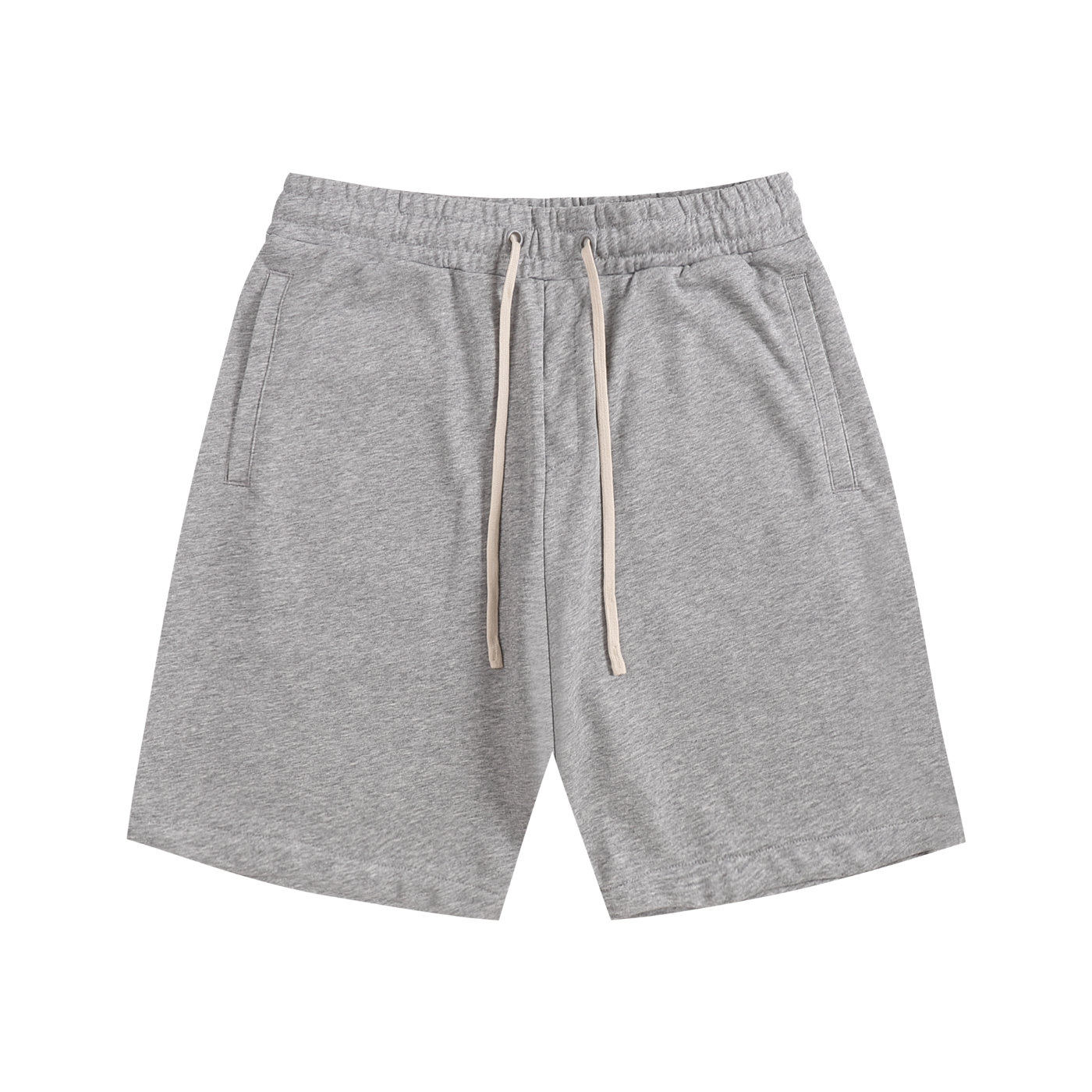 BLANKZ Essential Cotton Short — Flower Gray, front view