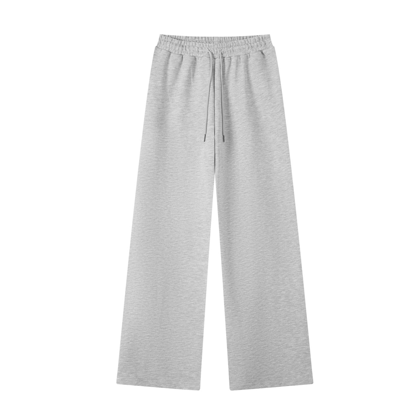 BLANKZ Essential Straight-Leg Sweatpants — Flower Gray, front view