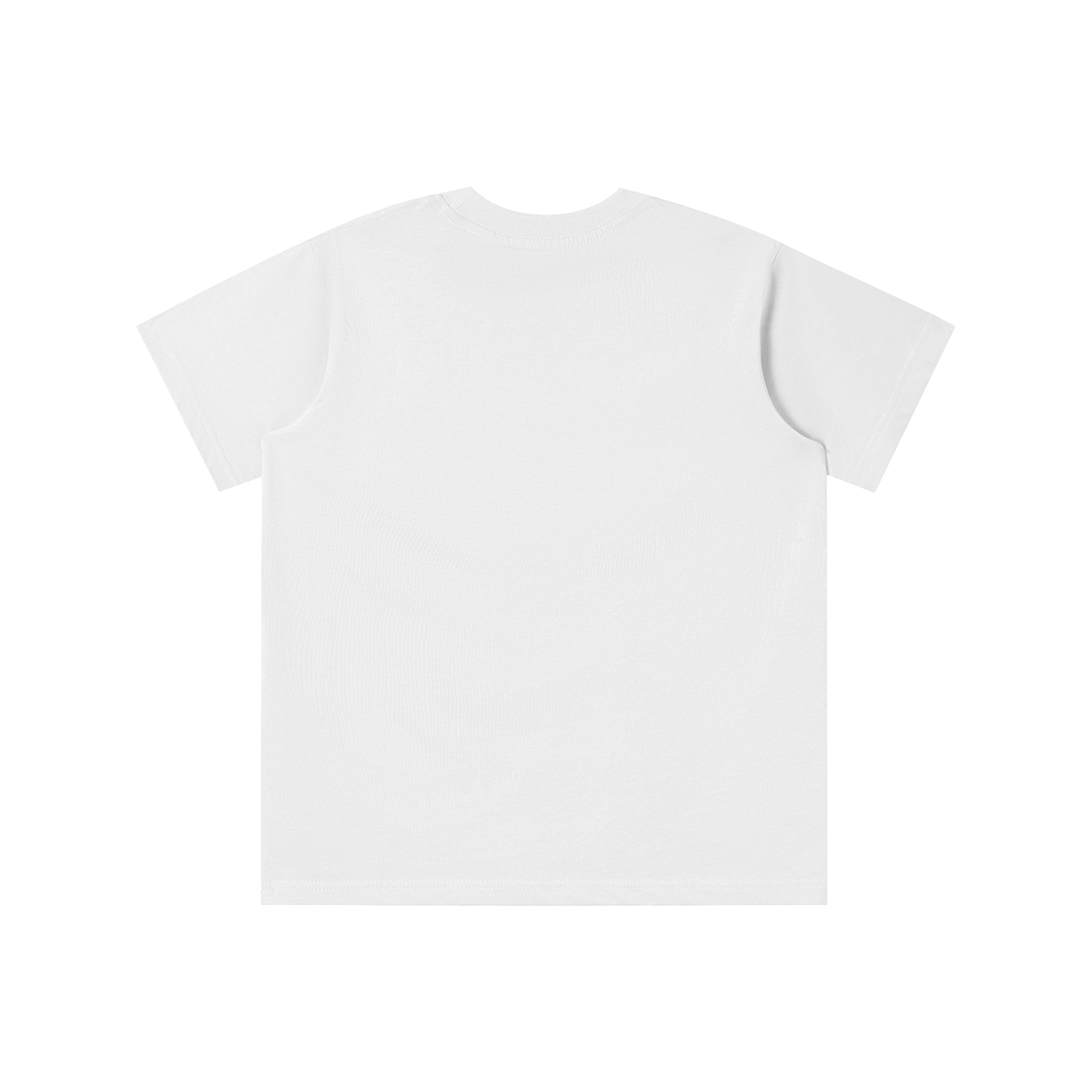 BLANKZ Kids' Essential Tee — White, back view