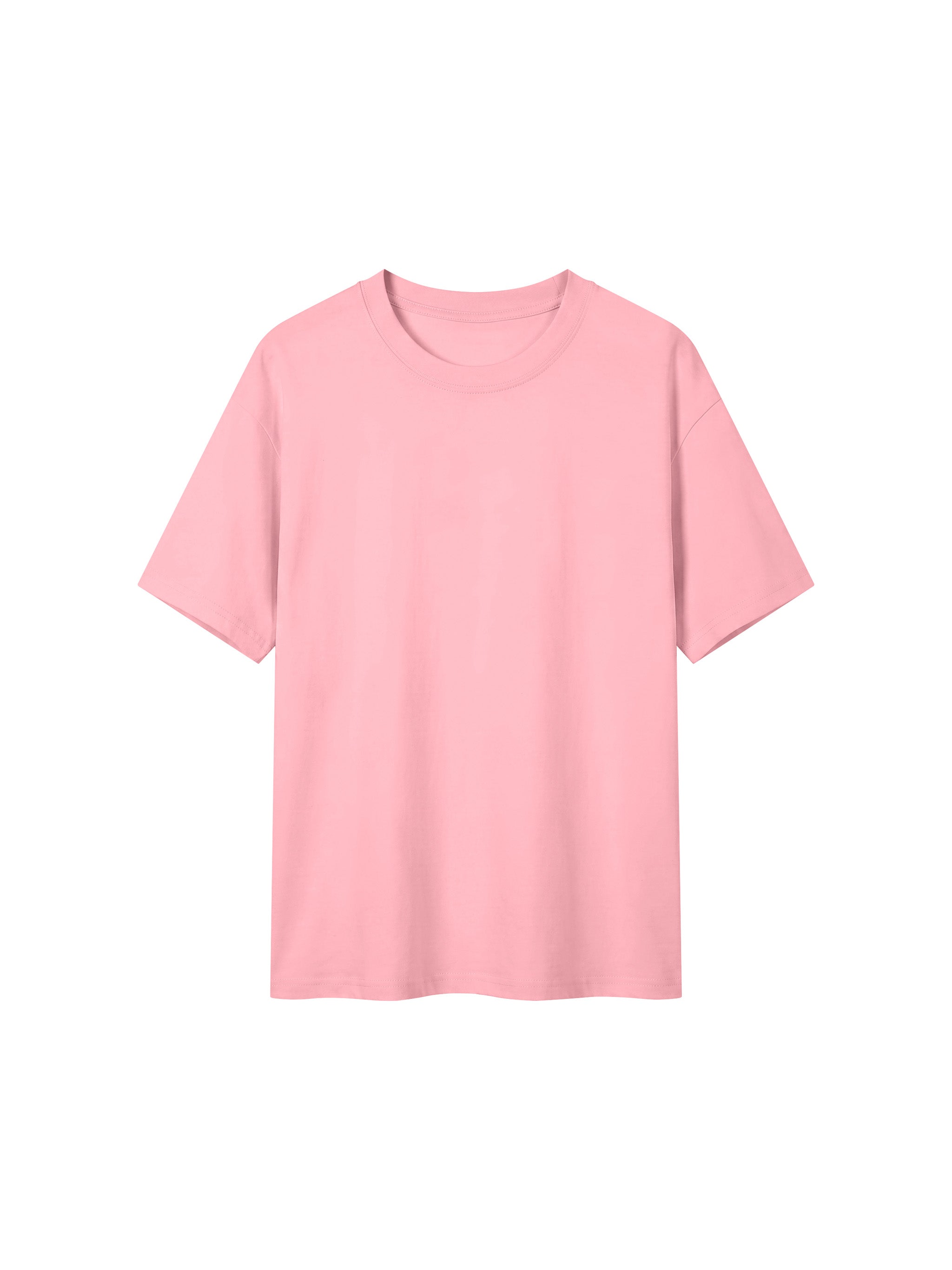 BLANKZ Everyday Cotton Tee — Pink, front view