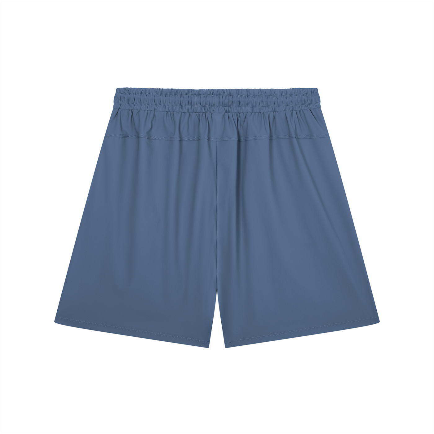 BLANKZ Light Drawstring Short — Gray Blue, back view
