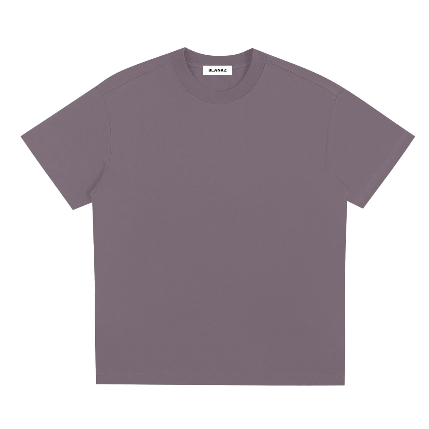 BLANKZ Sorona Quick-Dry Cooling Tee — Plum Purple, front view