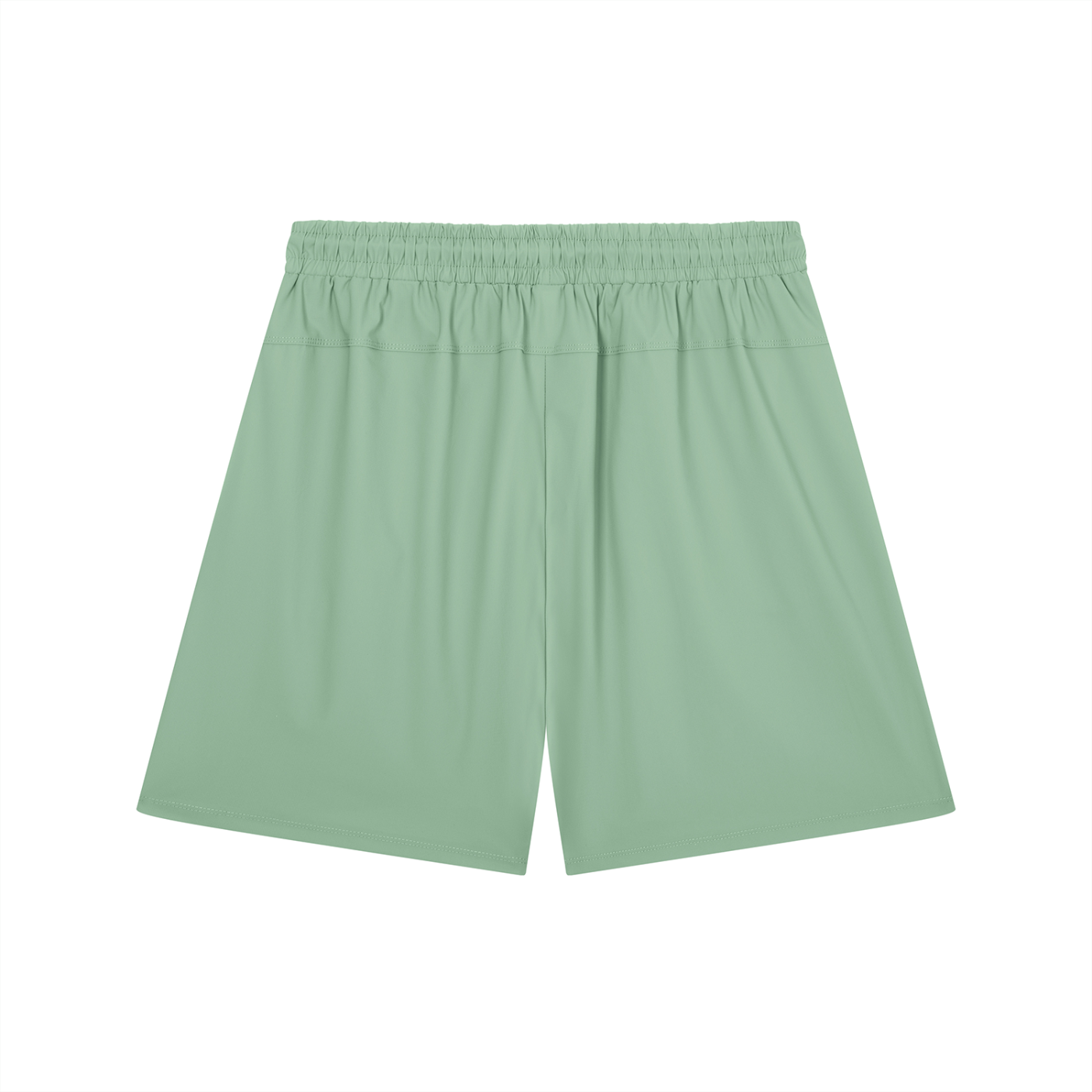 BLANKZ Light Drawstring Short — Gray Green, back view