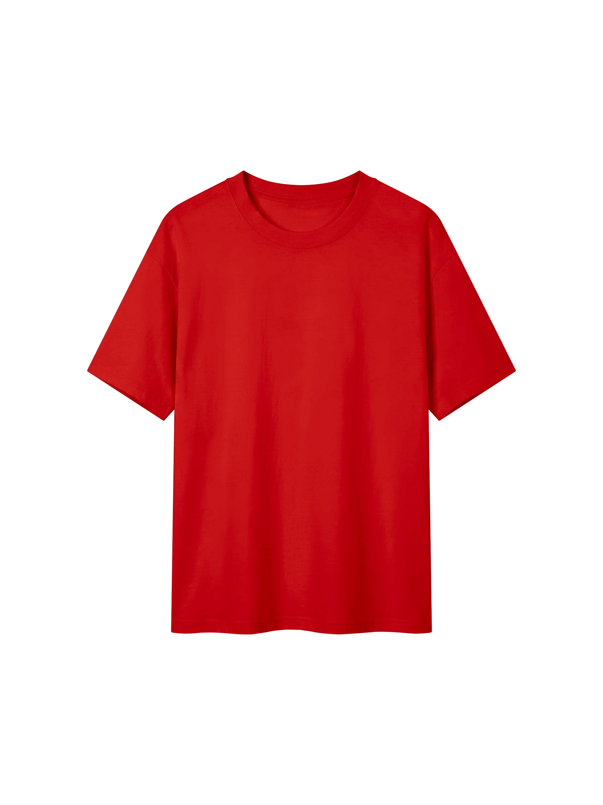 BLANKZ Everyday Cotton Tee — Red, front view