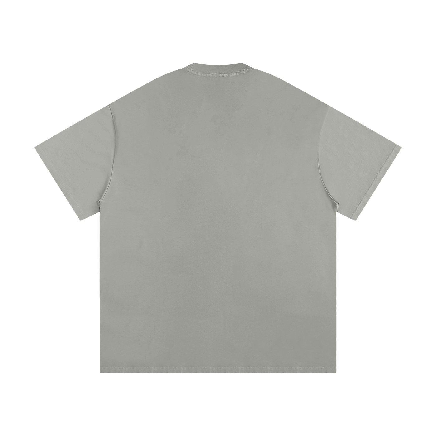 BLANKZ Loose Heavy Tee 275 — Light Gray, back view