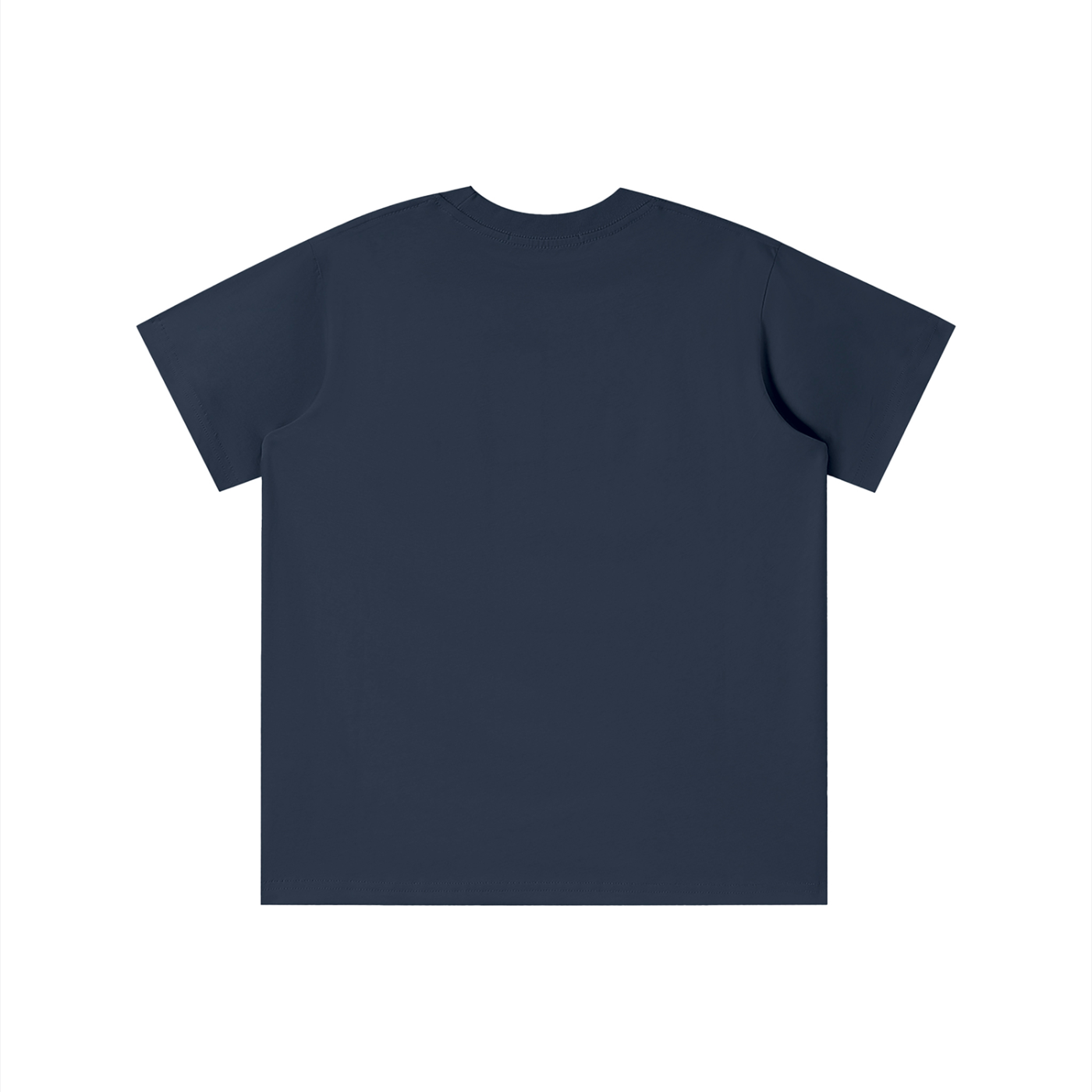 BLANKZ Kids' Essential Tee — Navy Blue, back view