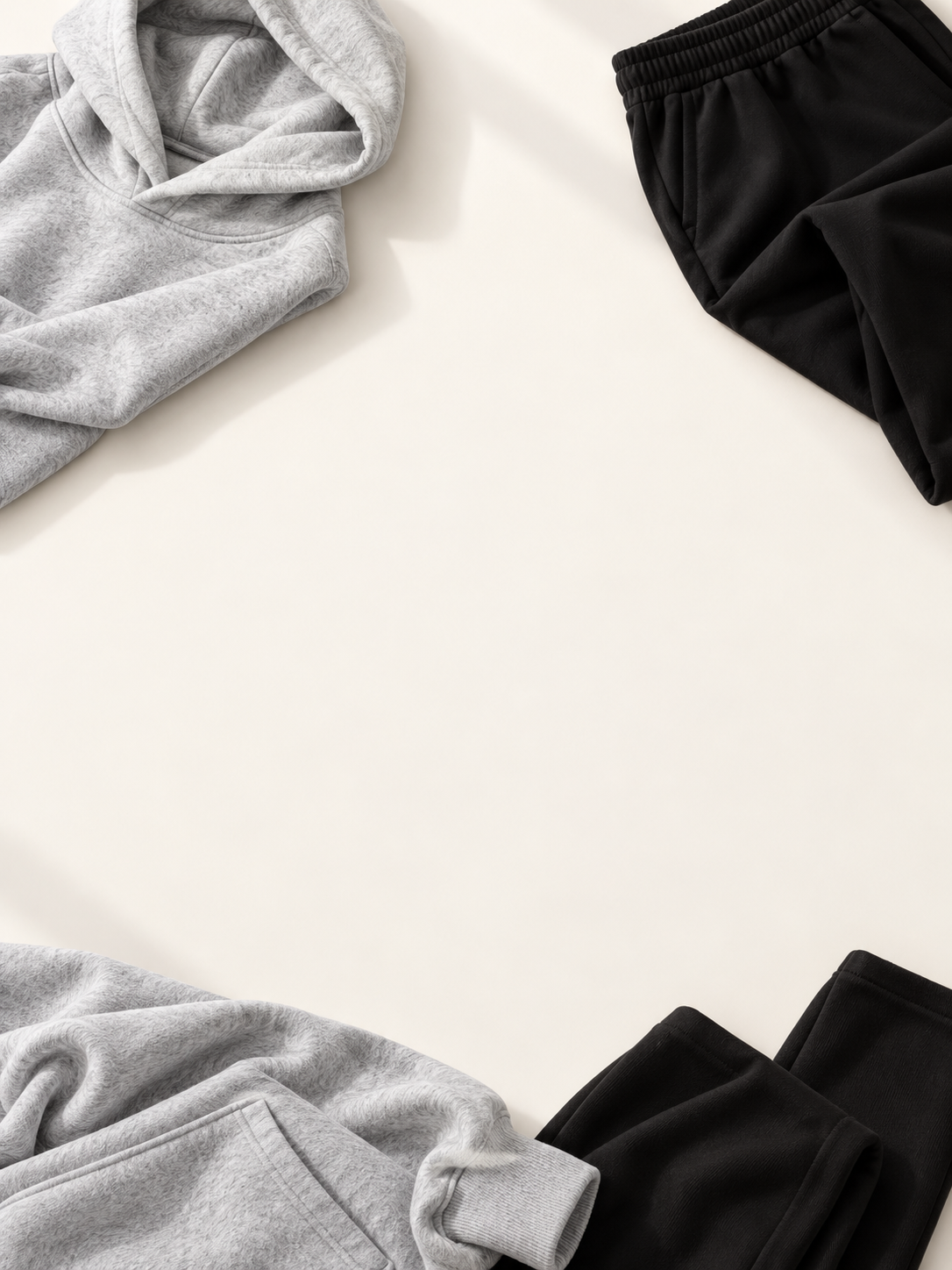 BLANKZ men essentials flat lay — mobile campaign