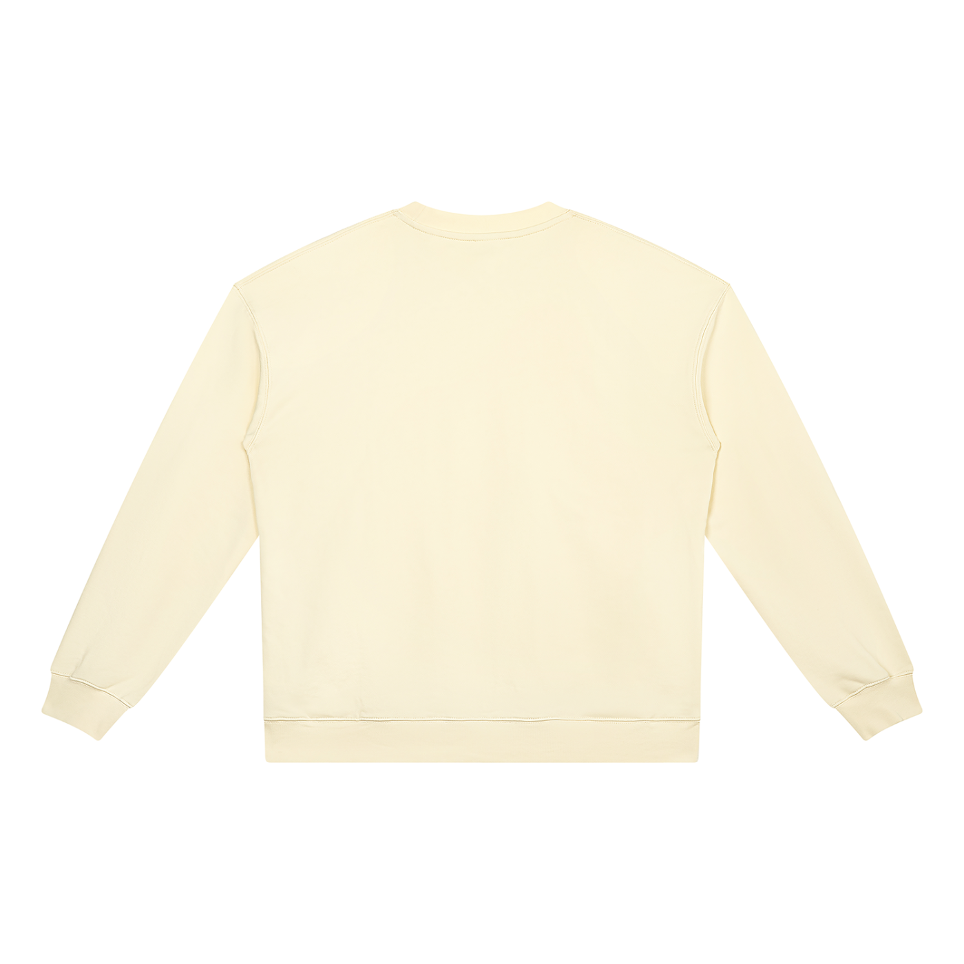 BLANKZ Heavyweight Crew 420 — Apricot, back view