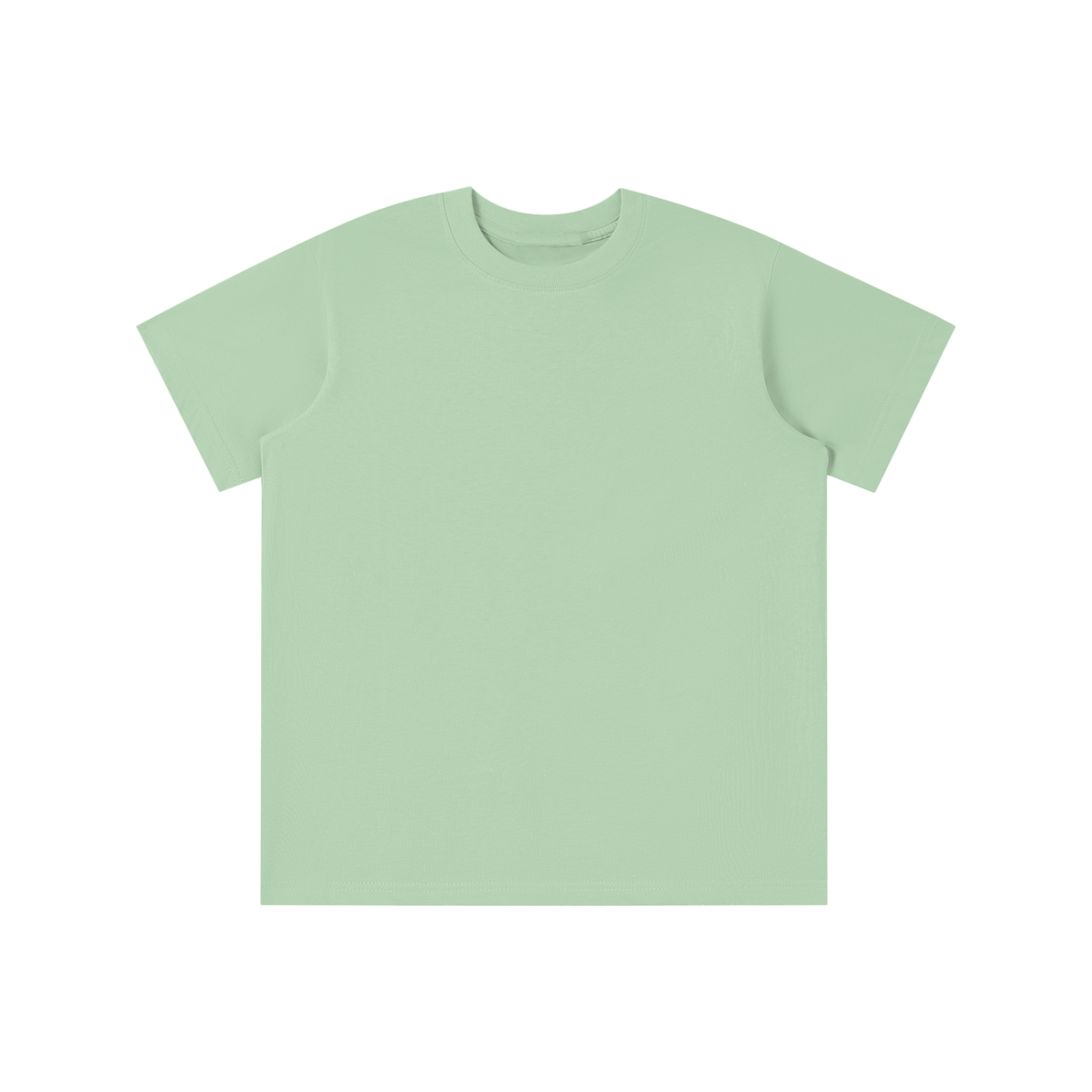 BLANKZ Kids' Essential Tee — Bean Green, front view