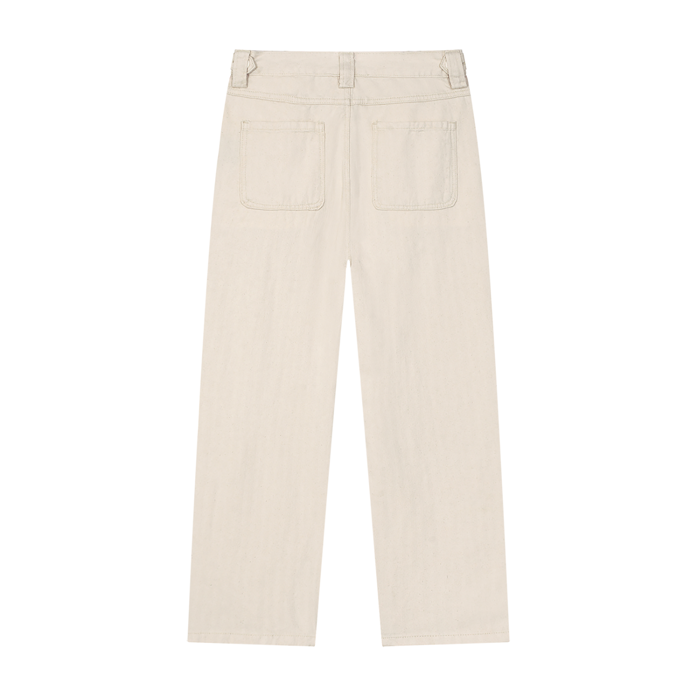 BLANKZ Everyday Straight Jean — Mild Apricot — back view