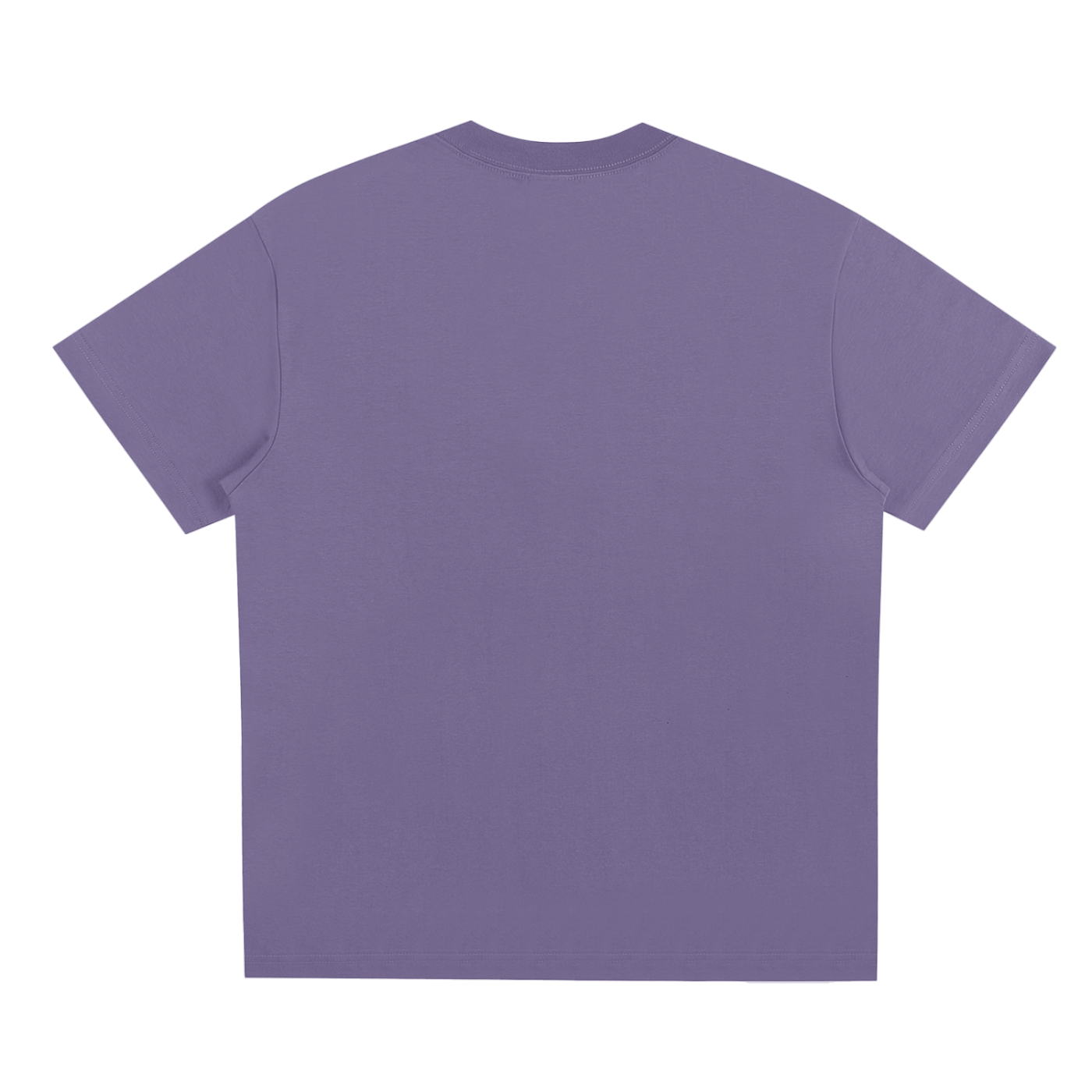 BLANKZ Sorona Quick-Dry Cooling Tee — Misty Purple, back view
