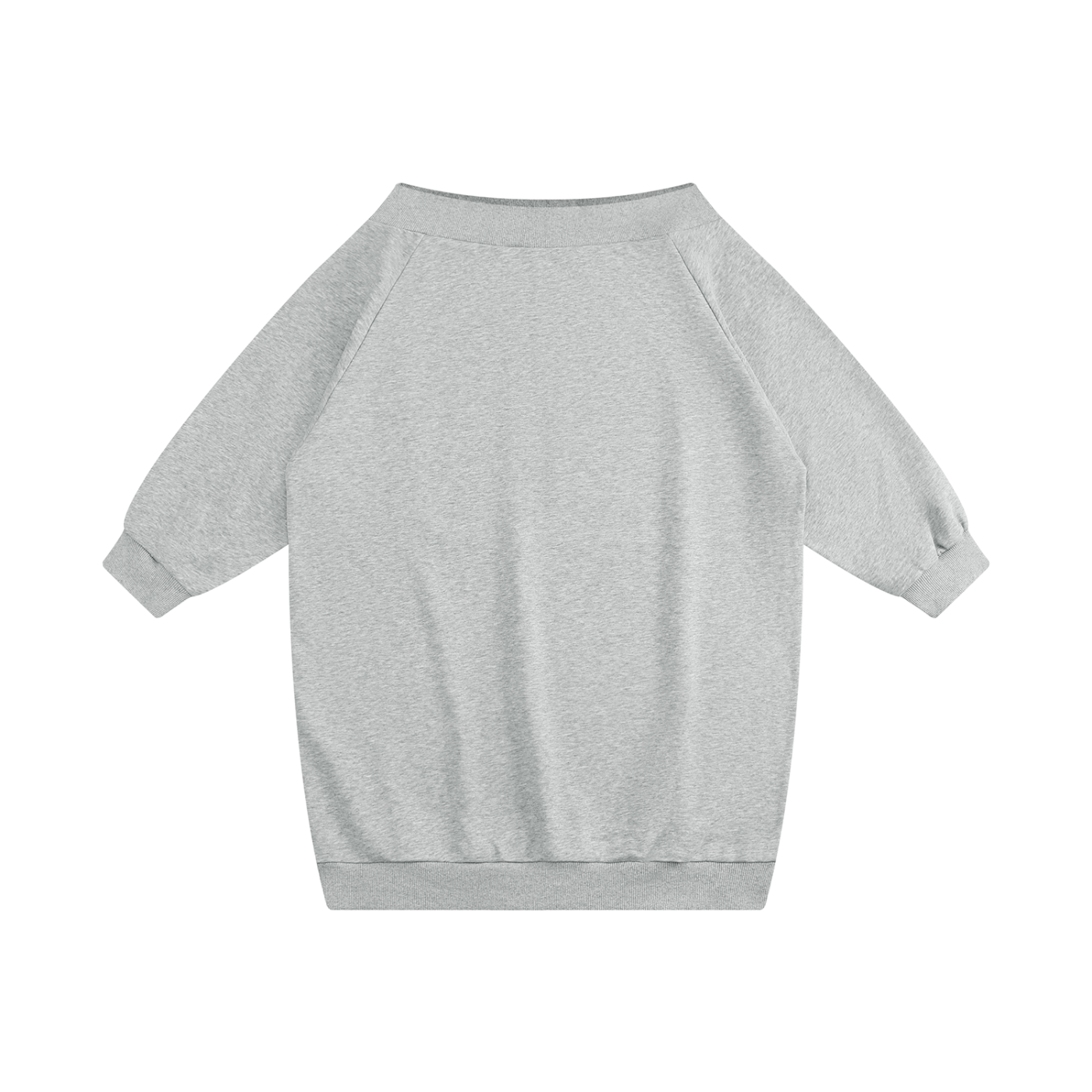 BLANKZ Off-the-Shoulder Dress — Flower Gray — front view