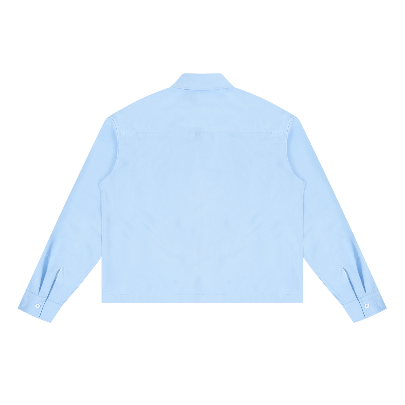 BLANKZ Light Long-Sleeve Shirt — Sky Blue, back view
