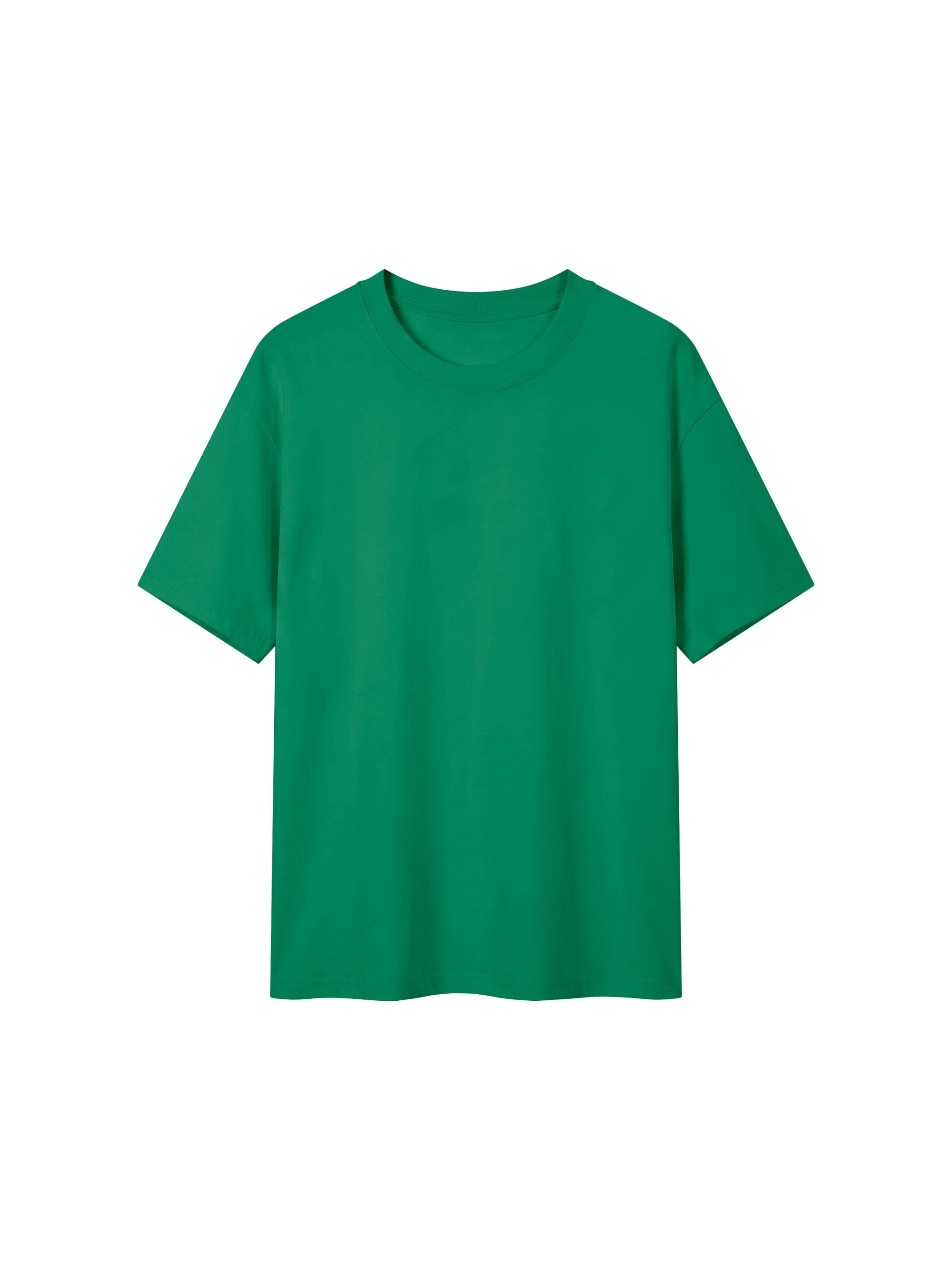 BLANKZ Everyday Cotton Tee — Grass Green, front view