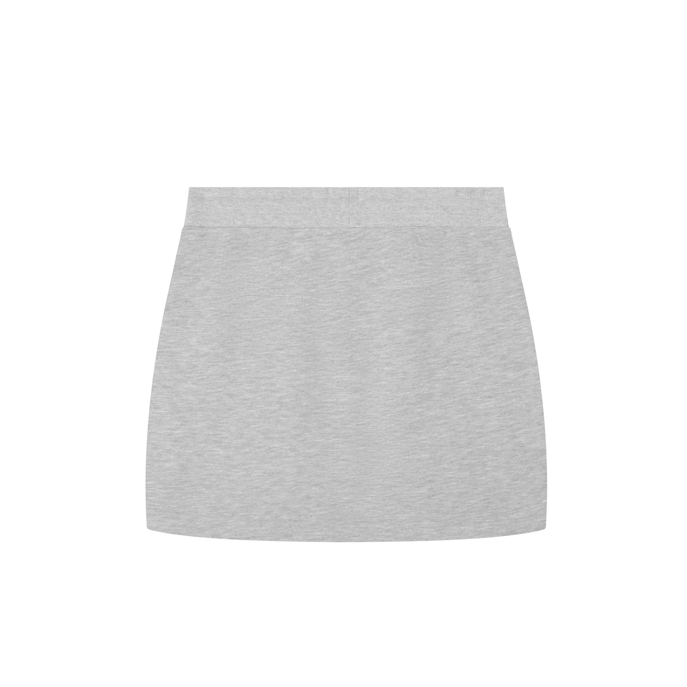 BLANKZ Essential Drawstring Skirt — Flower Gray, back view