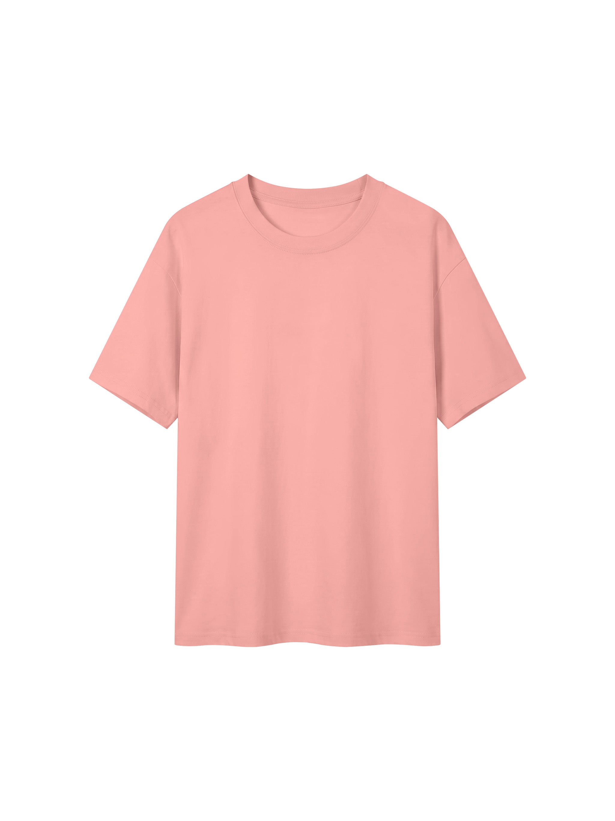 BLANKZ Everyday Cotton Tee — Dirty Pink, front view