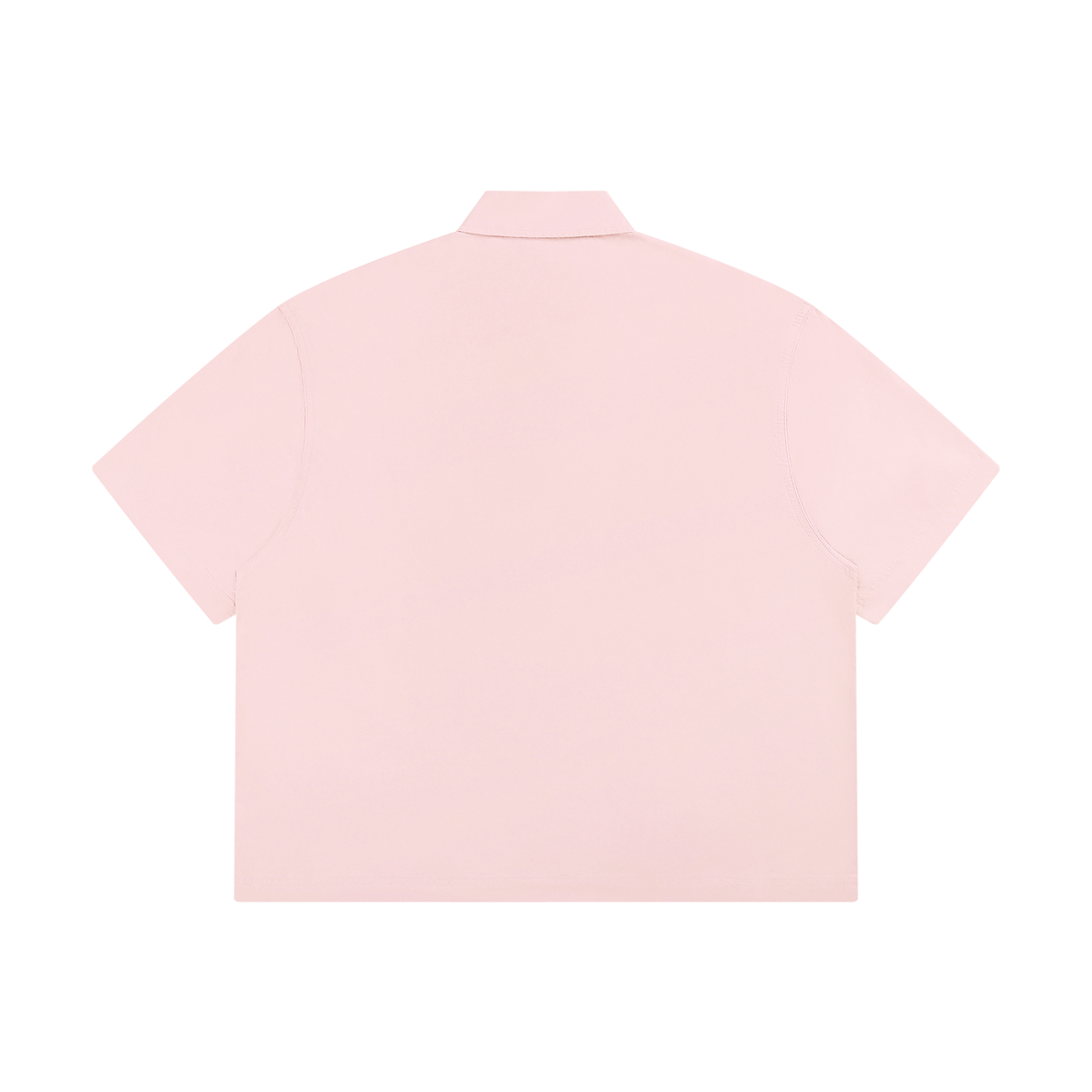 BLANKZ Light Short-Sleeve Shirt — Light Pink — back view