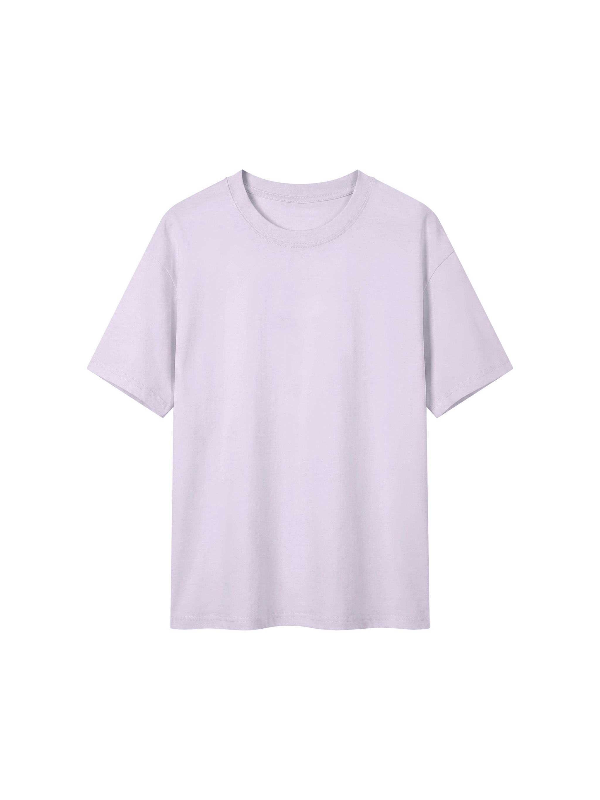 BLANKZ Everyday Cotton Tee — Light Purple, front view