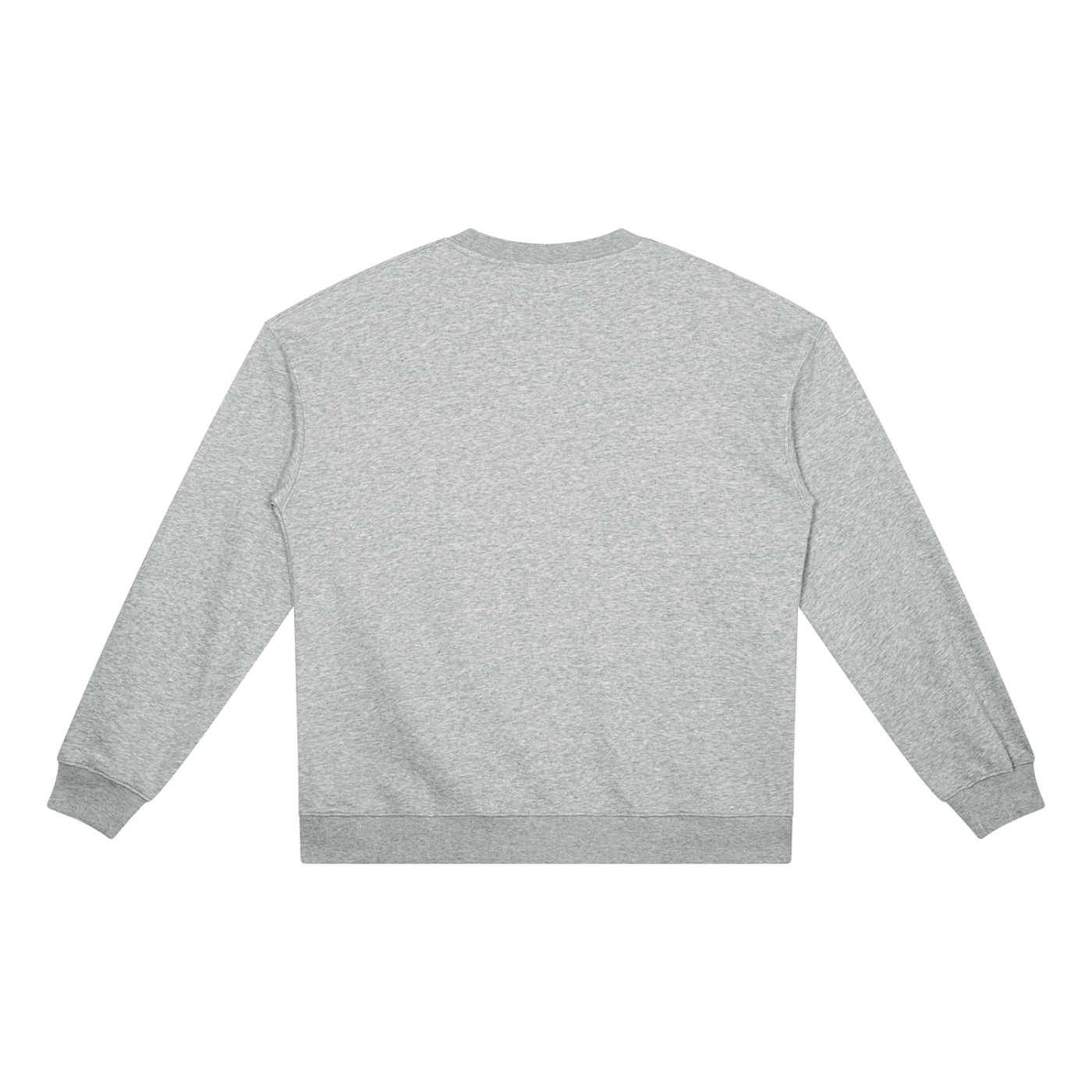 BLANKZ Heavyweight Crew 420 — Flower Gray, back view