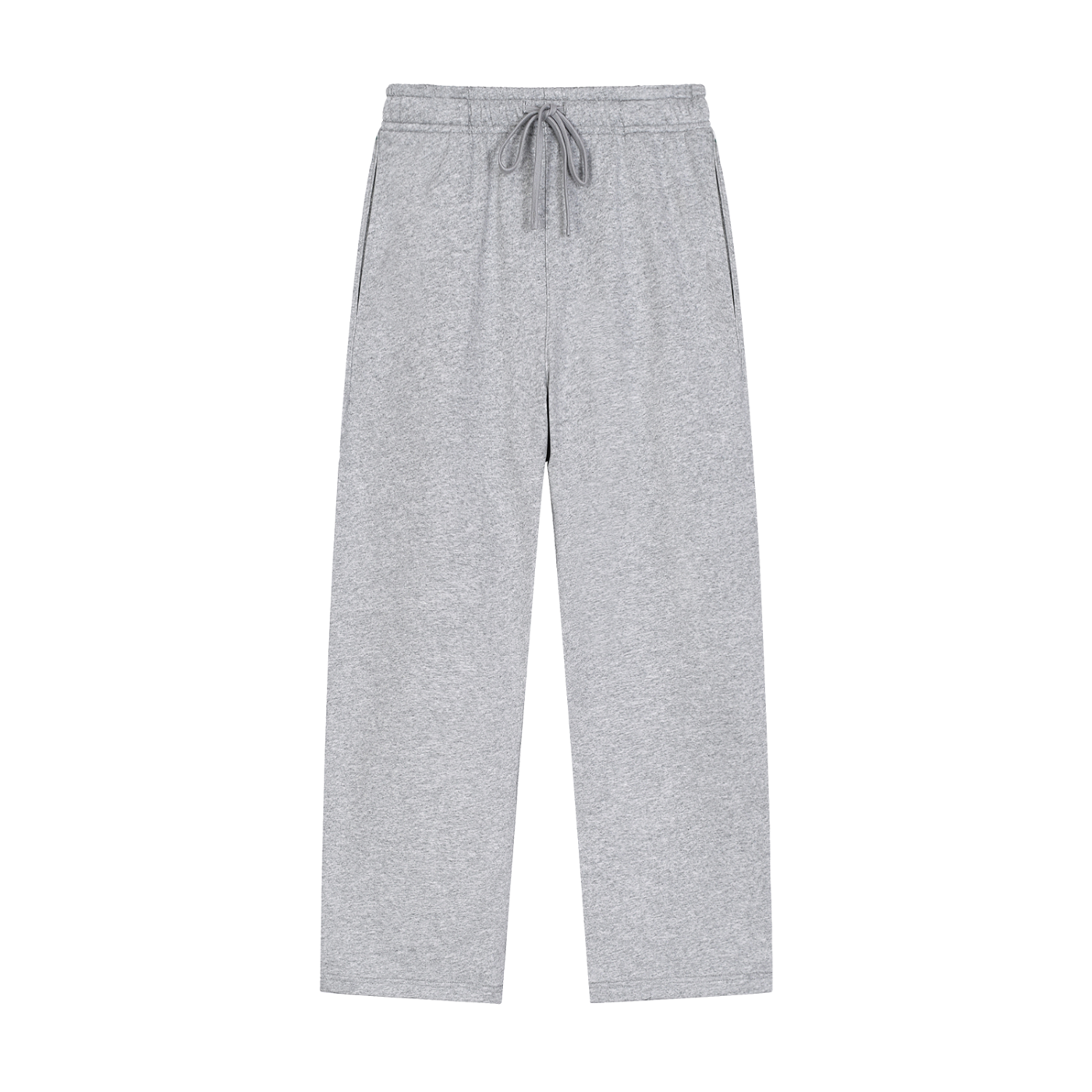 BLANKZ Heavy Straight Sweatpant — Flower Gray, front view