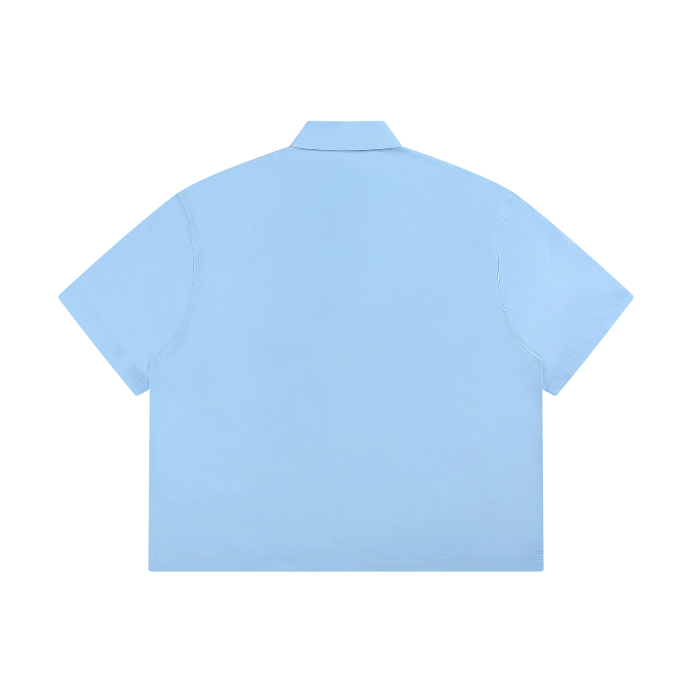 BLANKZ Light Short-Sleeve Shirt — Blue — back view