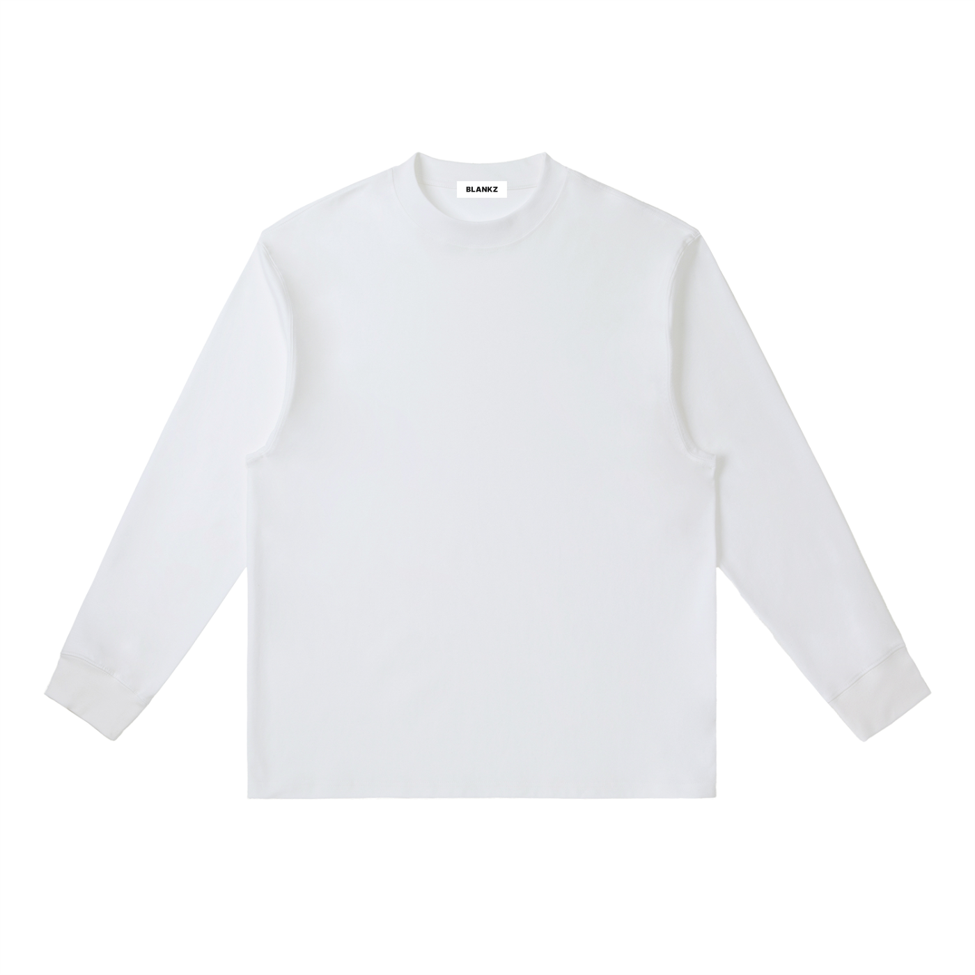 BLANKZ Everyday Long Sleeve 280 — White, front view