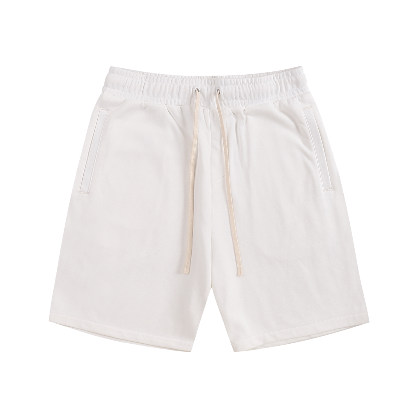 BLANKZ Essential Cotton Short — White, front view