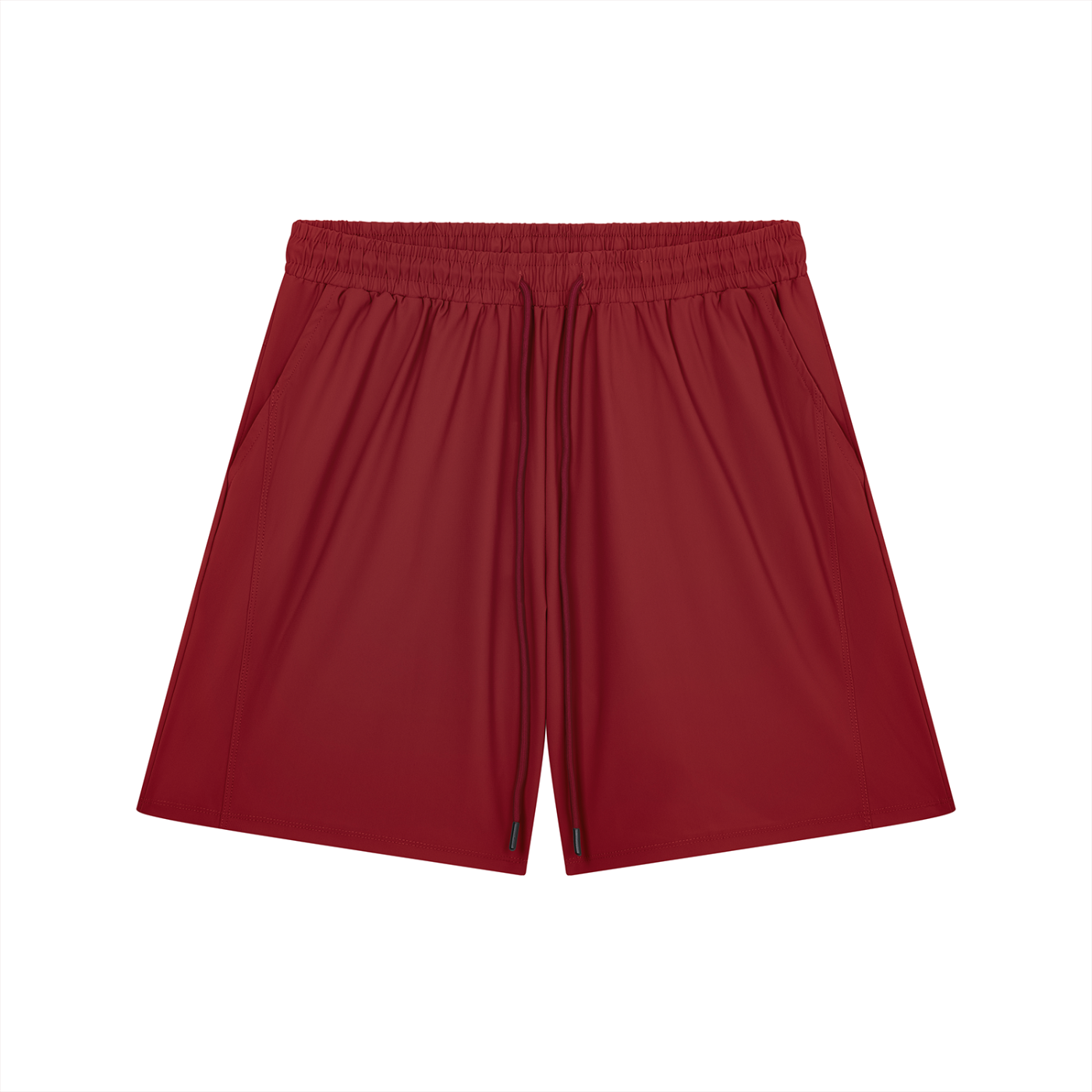 BLANKZ Light Drawstring Short — Red, front view