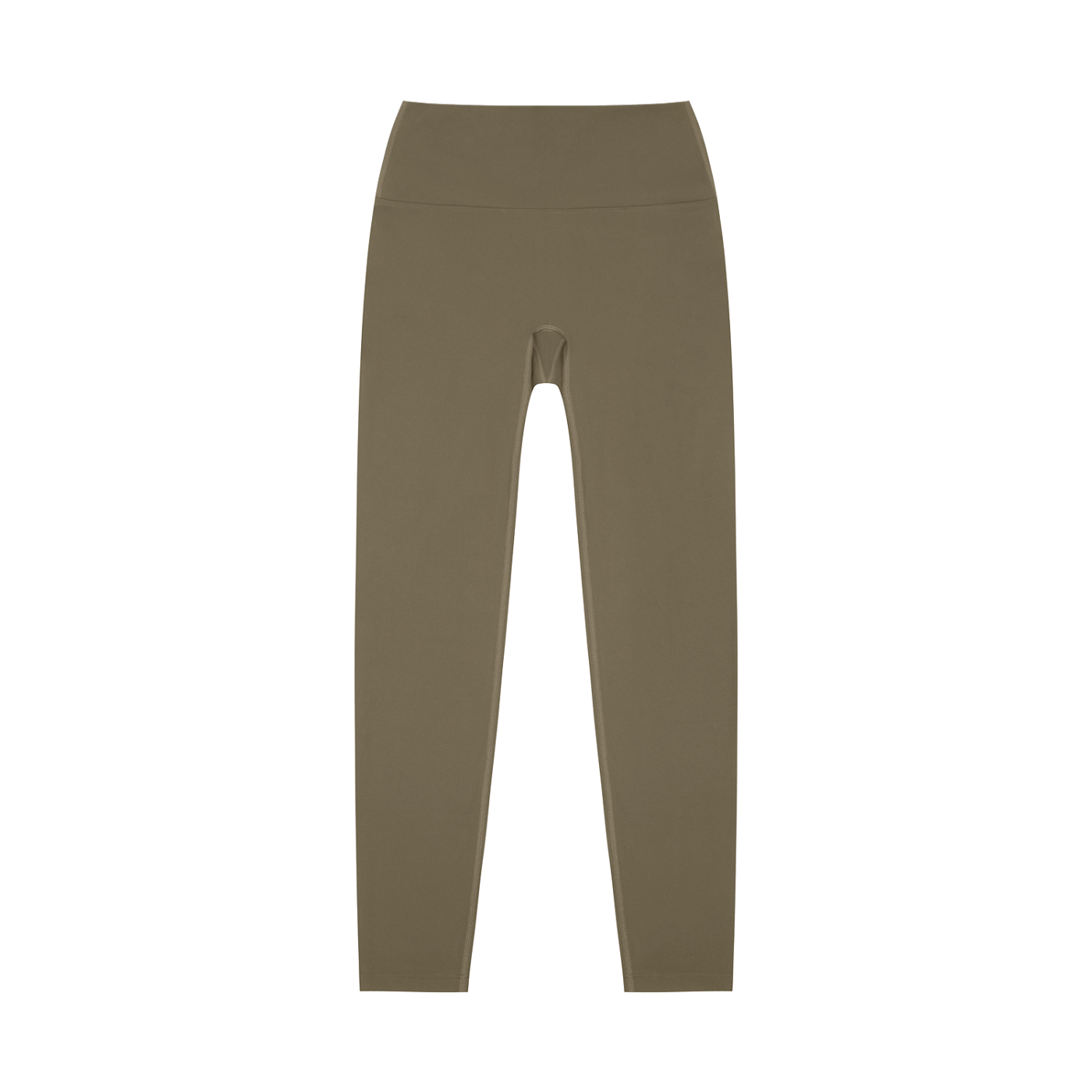 BLANKZ High-Waisted Yoga Leggings — Gray Coffee, front view