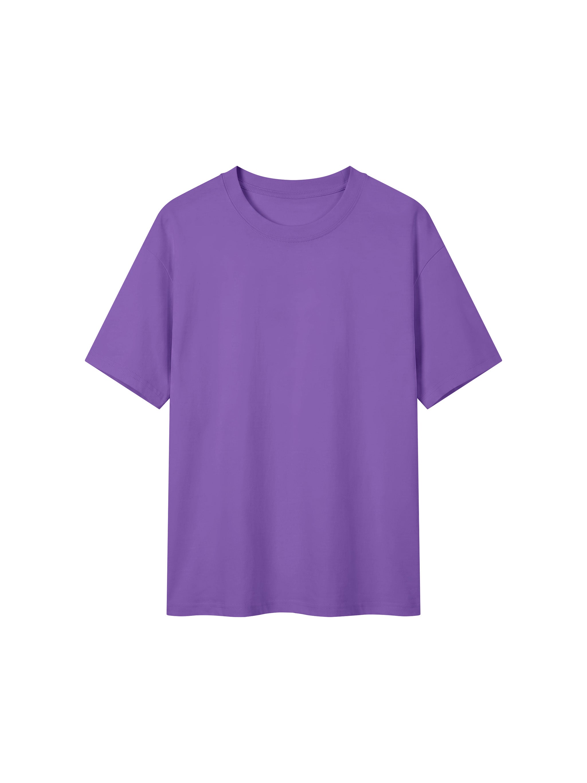 BLANKZ Everyday Cotton Tee — Purple, front view
