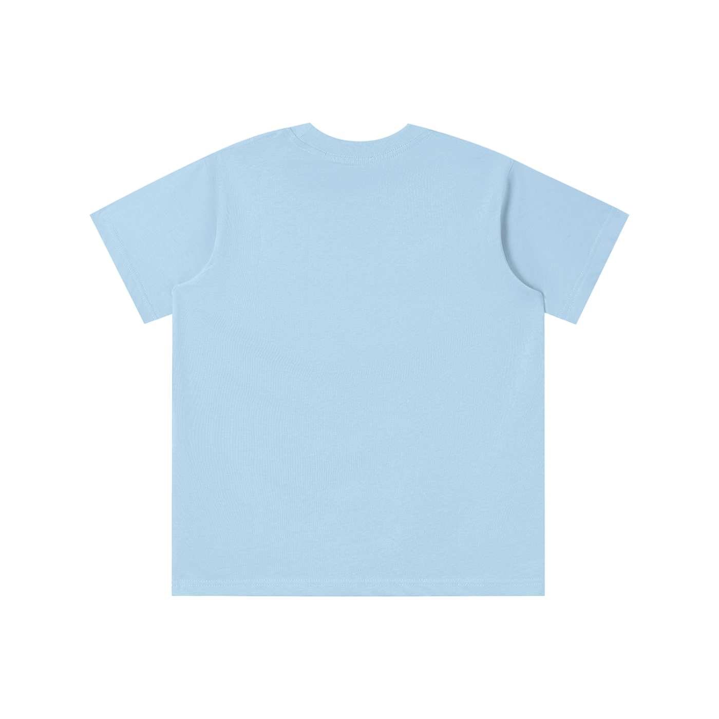 BLANKZ Kids' Essential Tee — Light Blue, back view