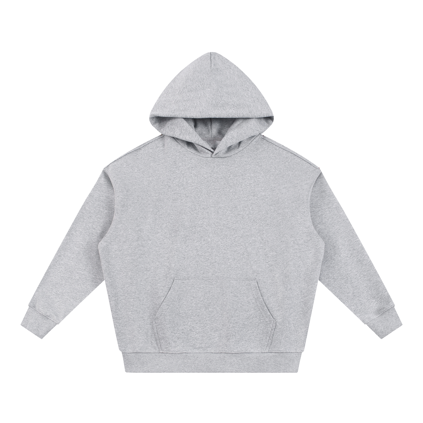 BLANKZ Essential Heavyweight Hoodie — Flower Gray, front view